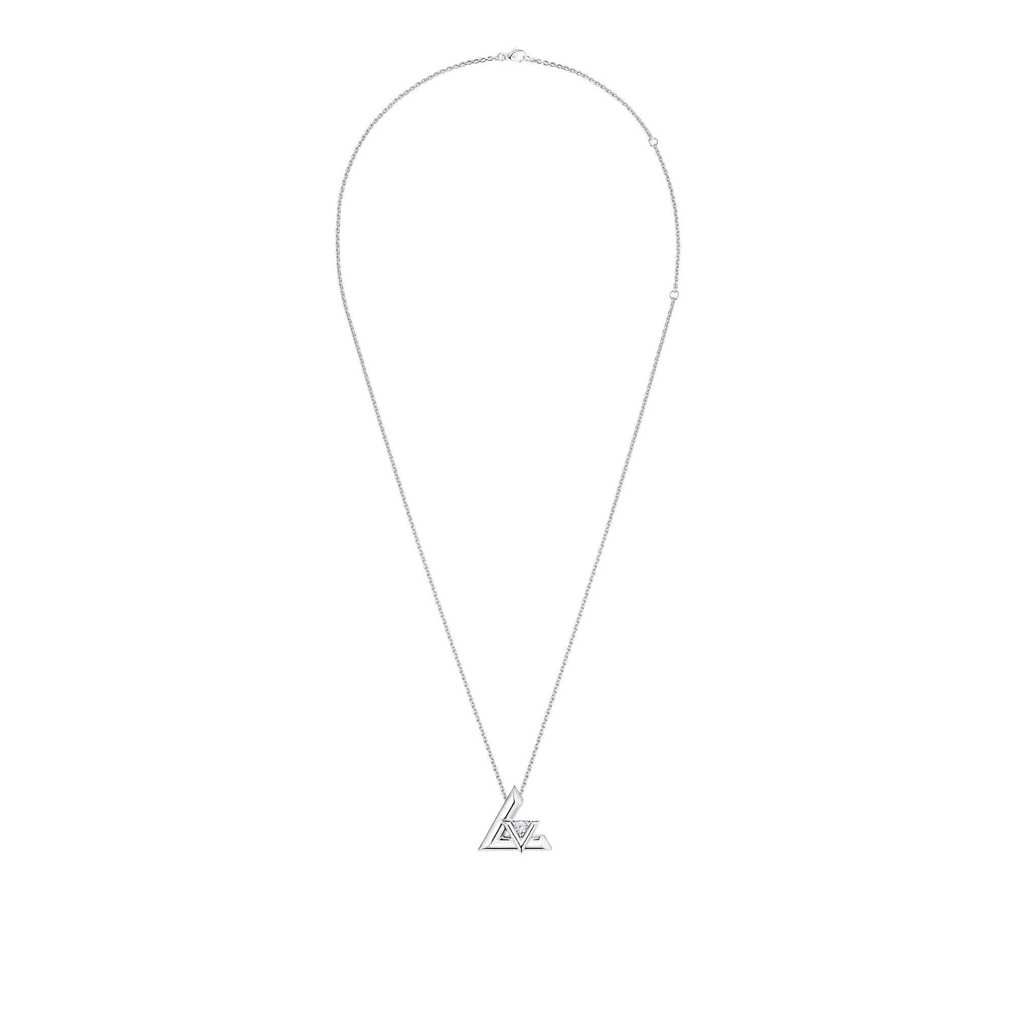 LV VOLT 18K Gold Diamond Necklace - 4
