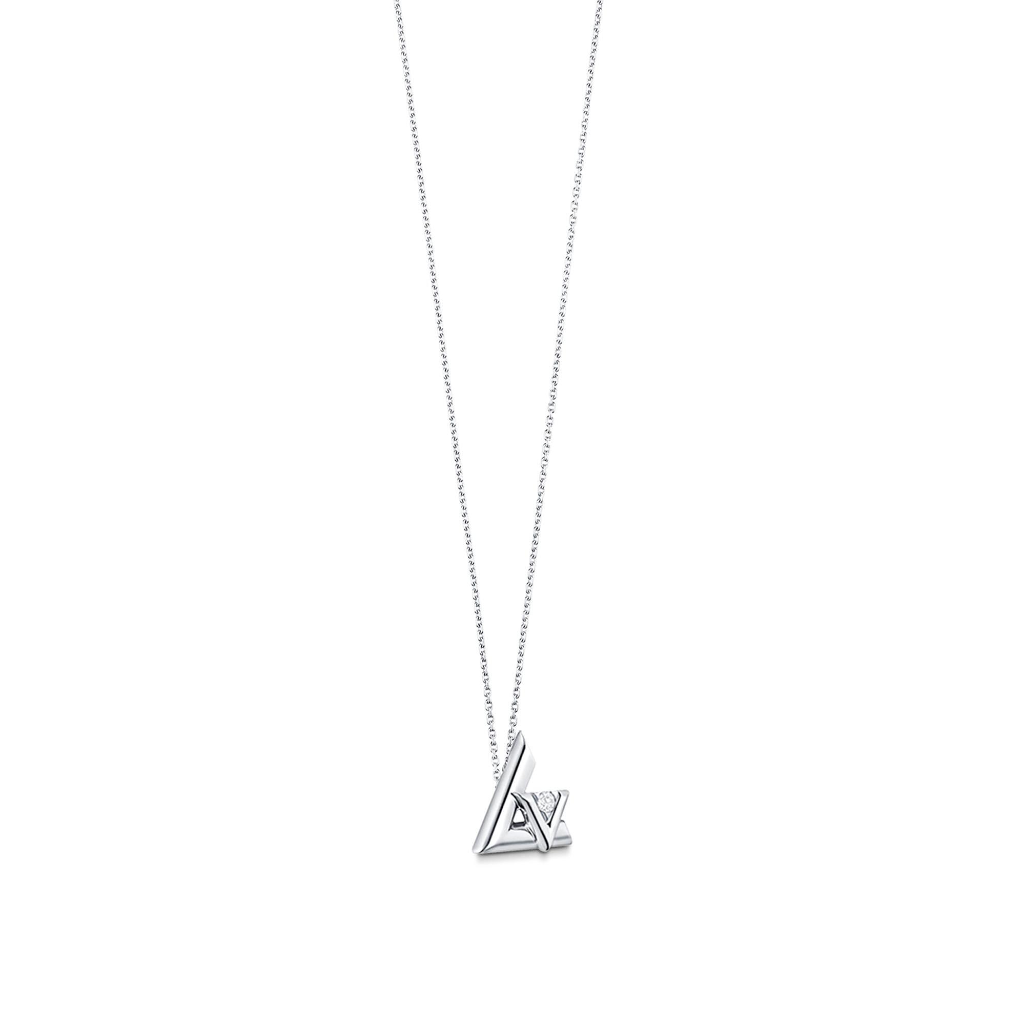 LV VOLT 18K Gold Diamond Necklace - 3