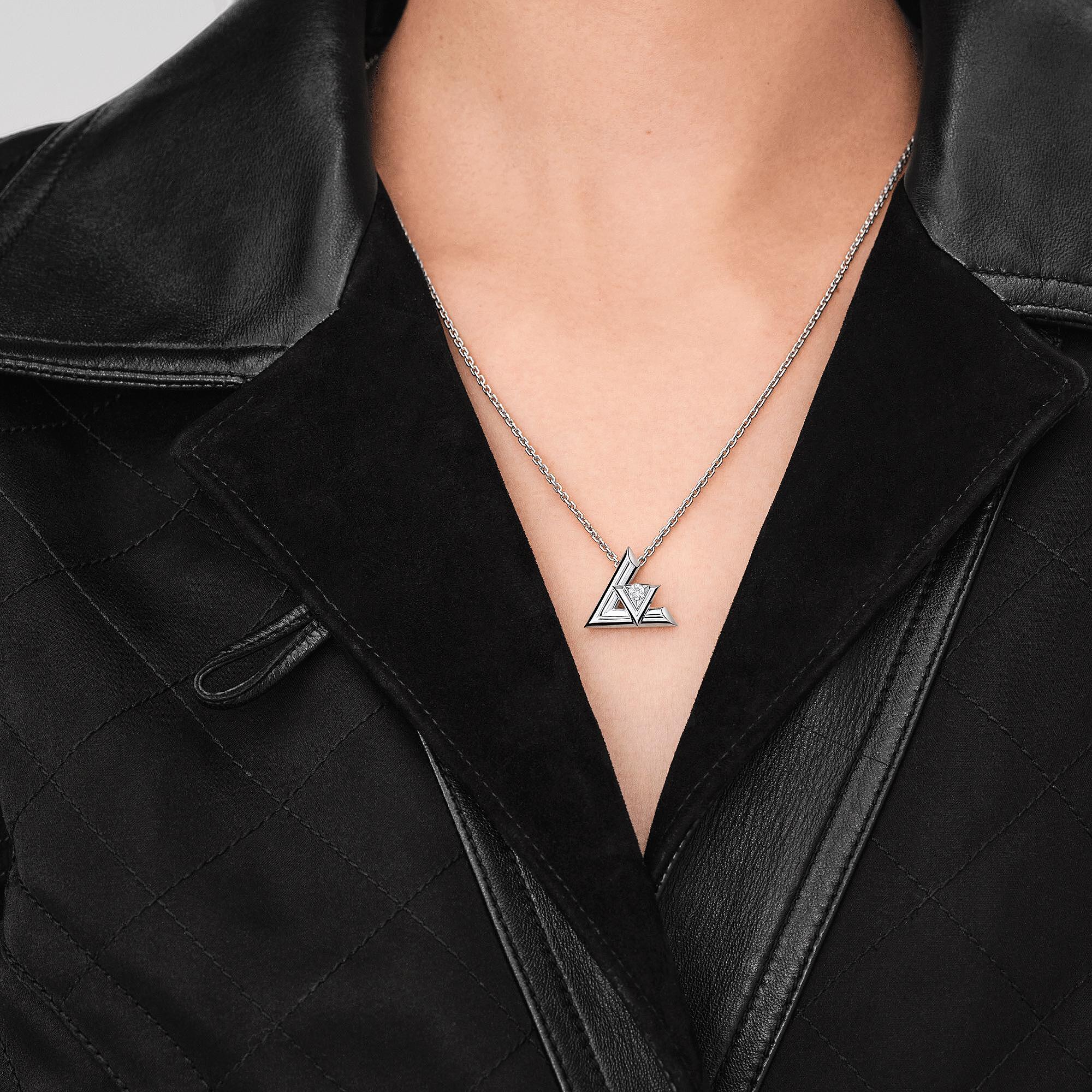 LV VOLT 18K Gold Diamond Necklace - 2