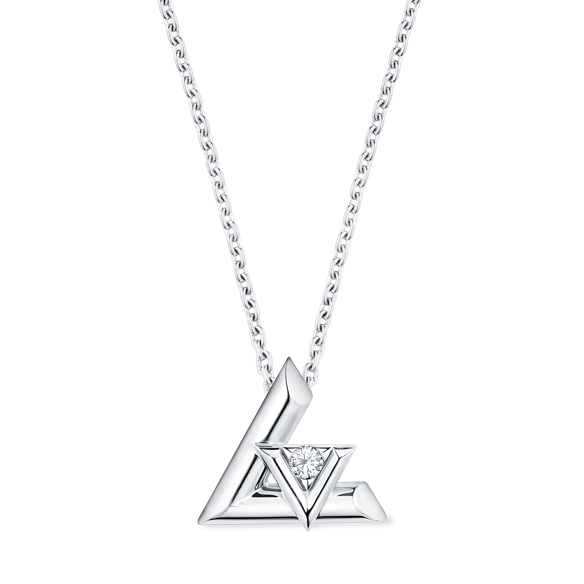 LV VOLT 18K Gold Diamond Necklace - 1