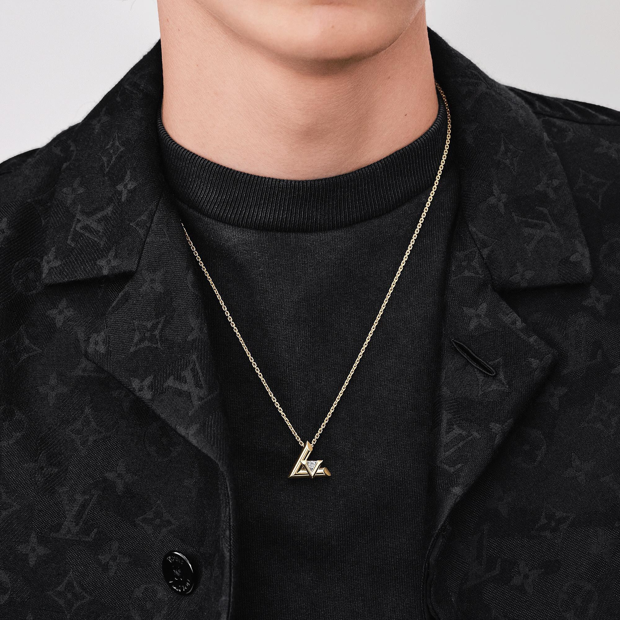 LV VOLT 18K Gold Diamond Necklace - 5