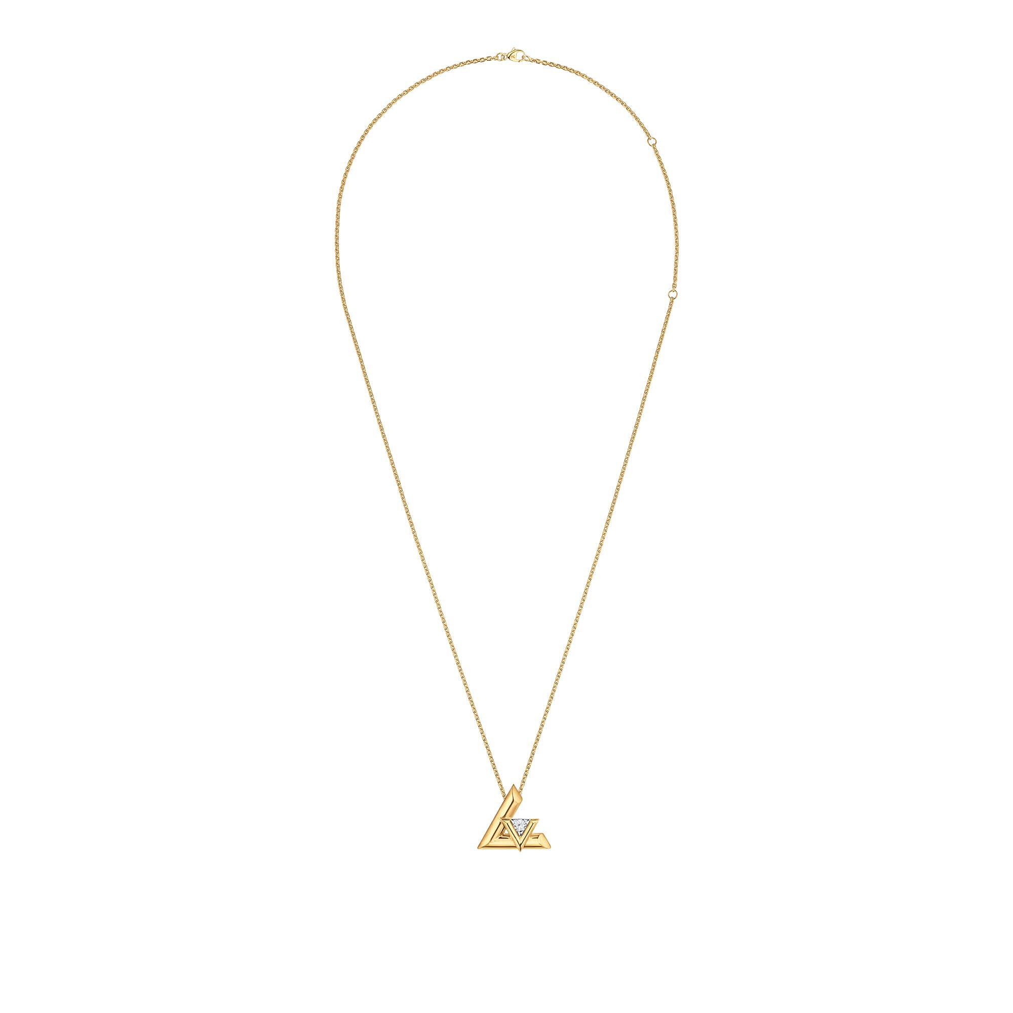 LV VOLT 18K Gold Diamond Necklace - 4