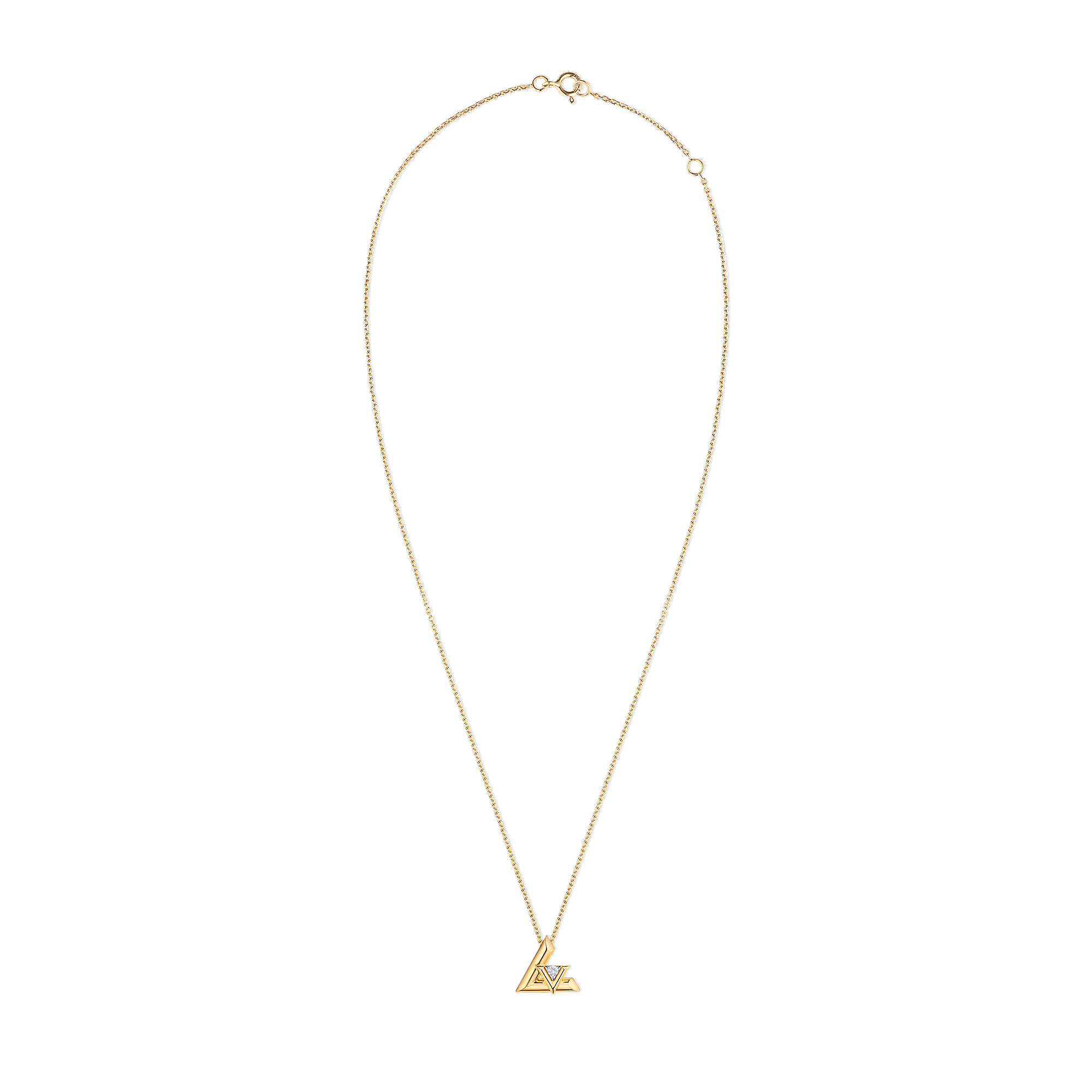 LV VOLT 18K Gold Diamond Necklace - 6