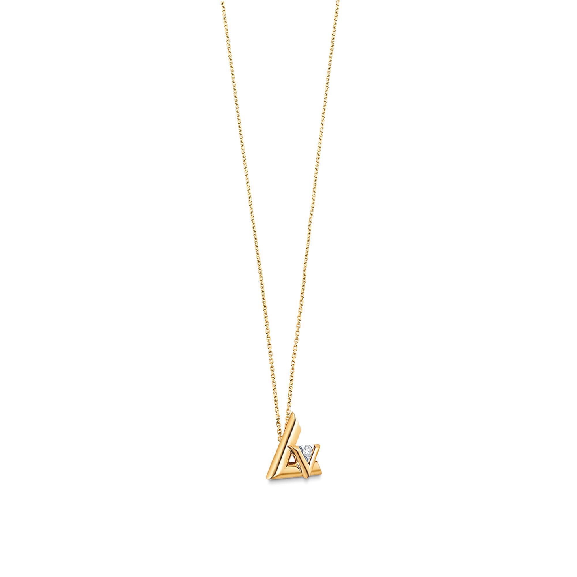 LV VOLT 18K Gold Diamond Necklace - 3