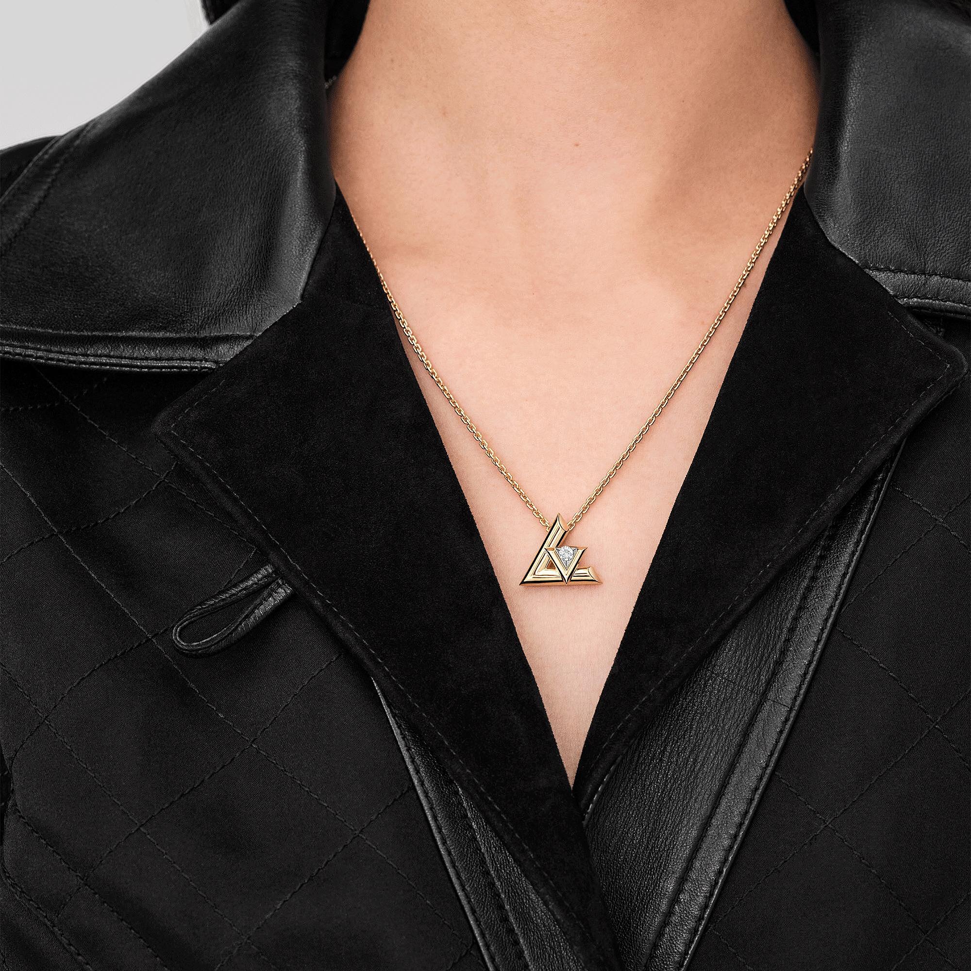 LV VOLT 18K Gold Diamond Necklace - 2