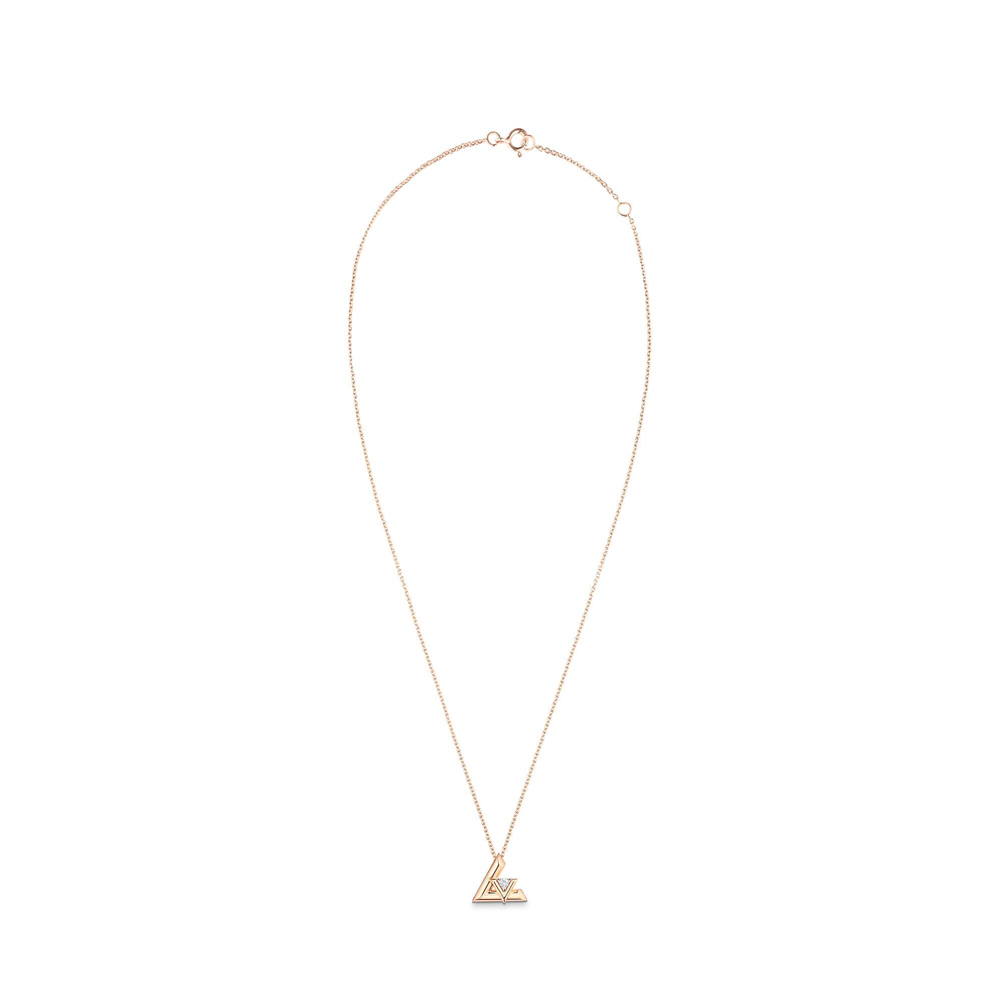 LV VOLT 18K Gold Diamond Necklace - 4