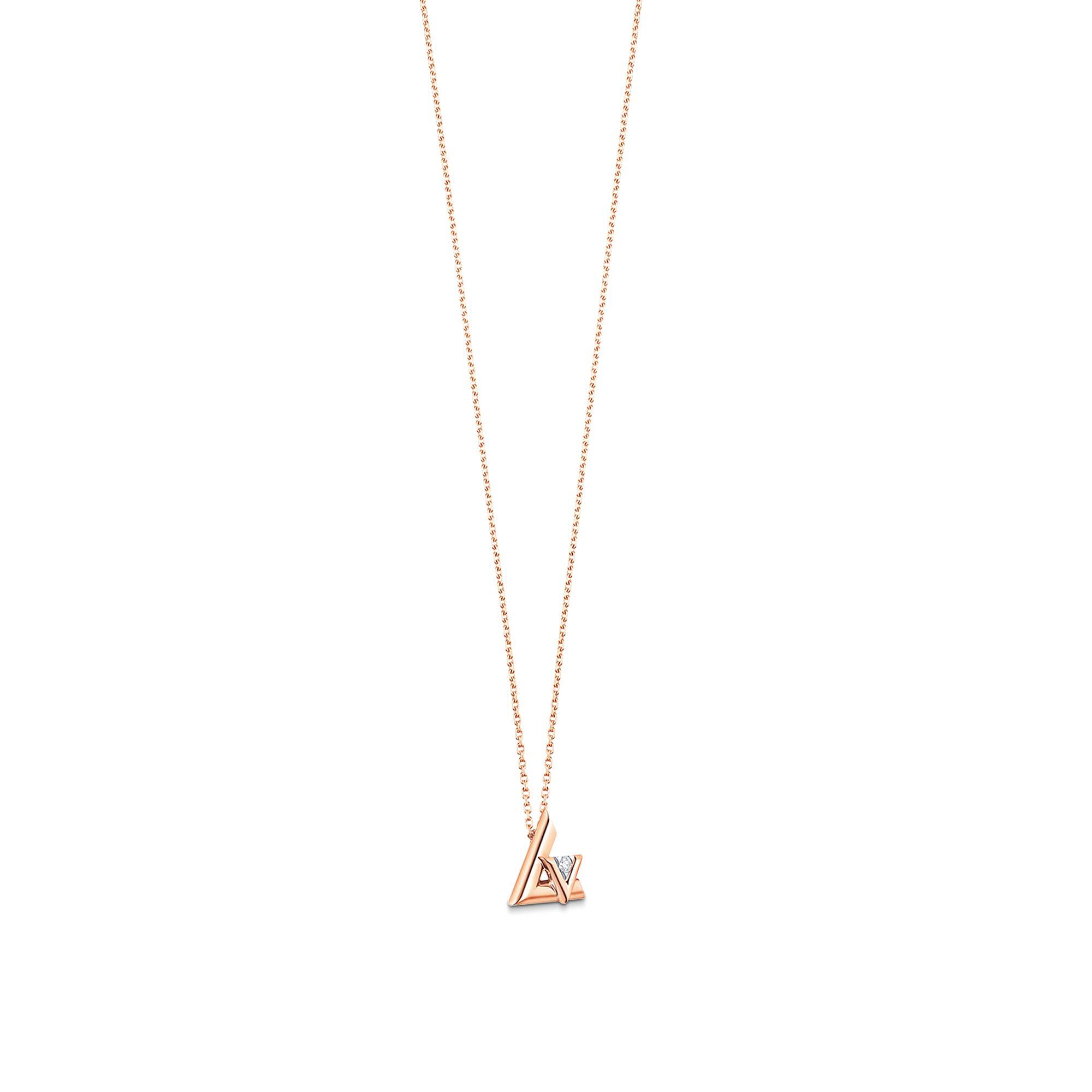 LV VOLT 18K Gold Diamond Necklace - 3