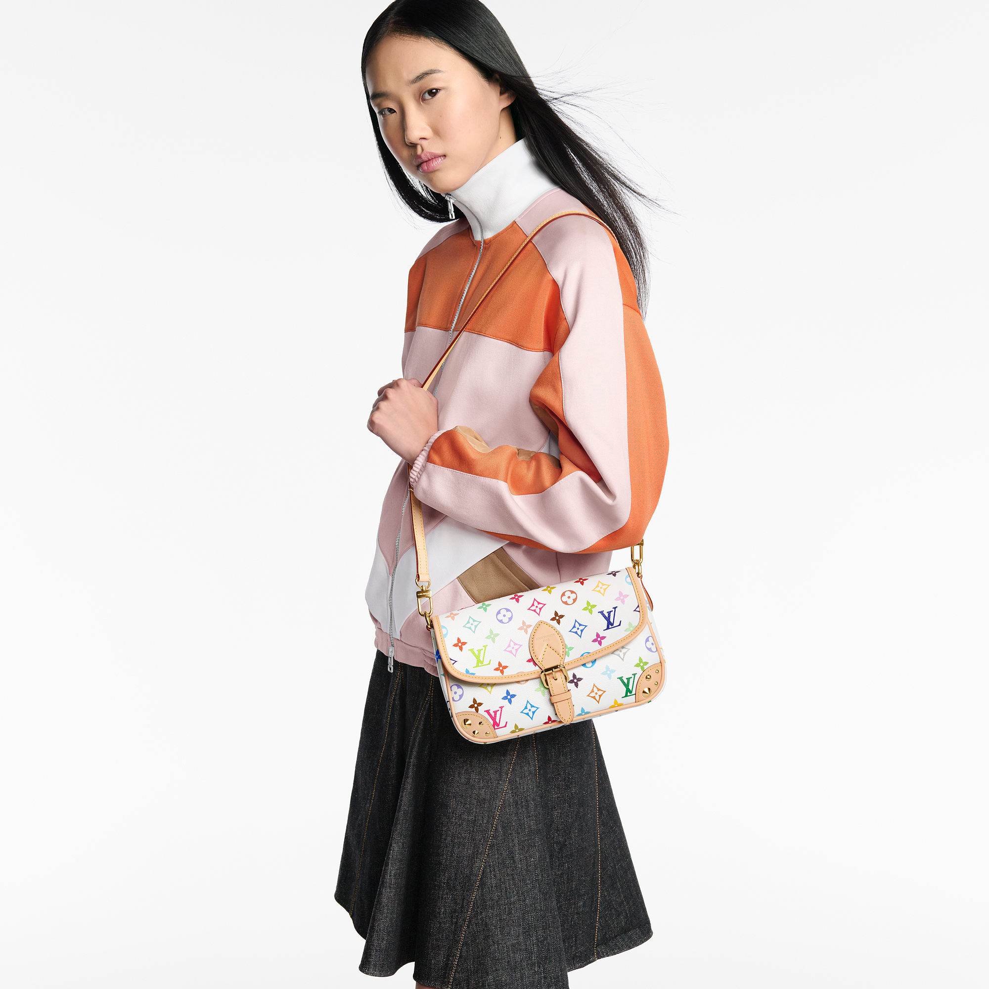 Leather -- LV x TM DIANE small handbag