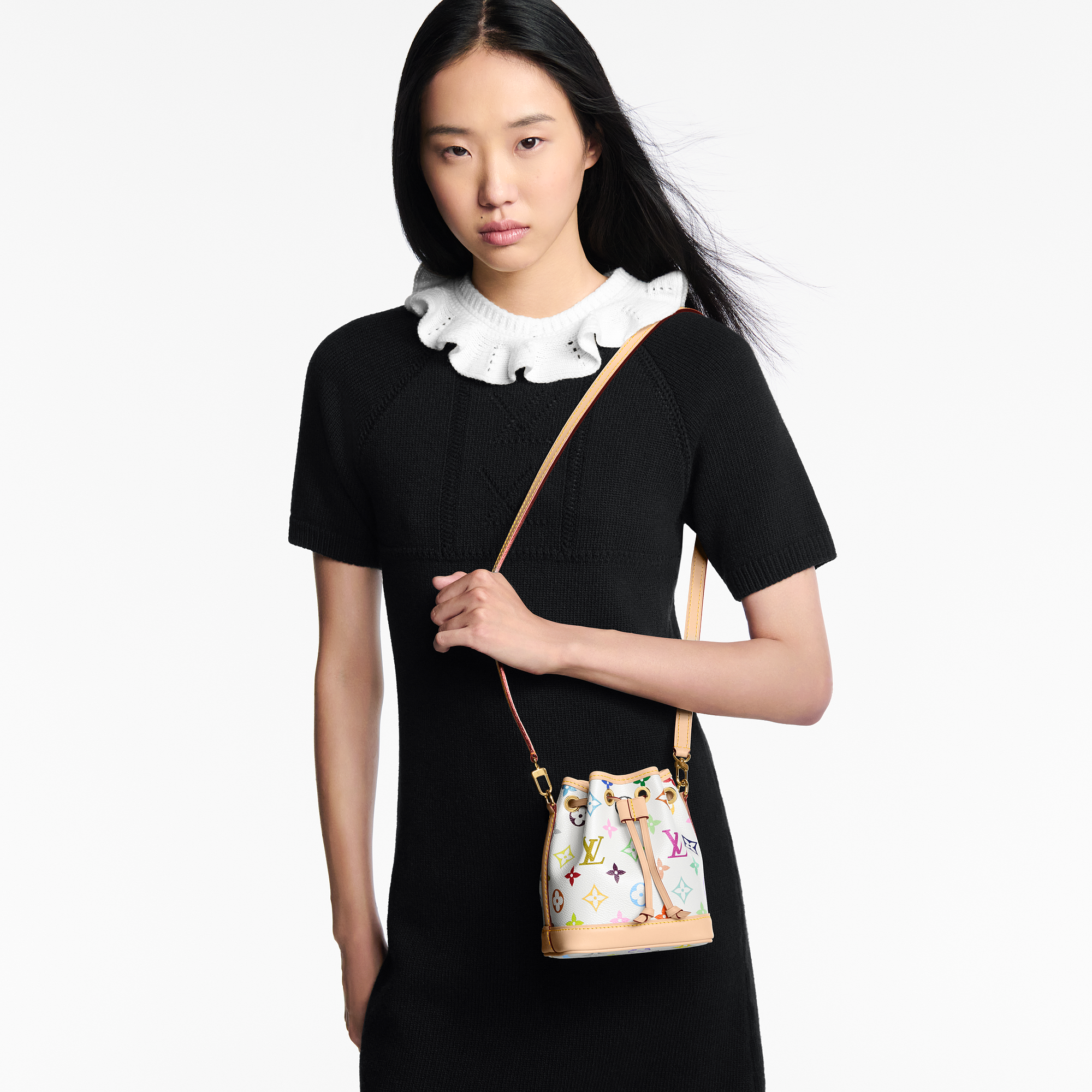 Leather -- LV x TM NANO NOÉ Handbag