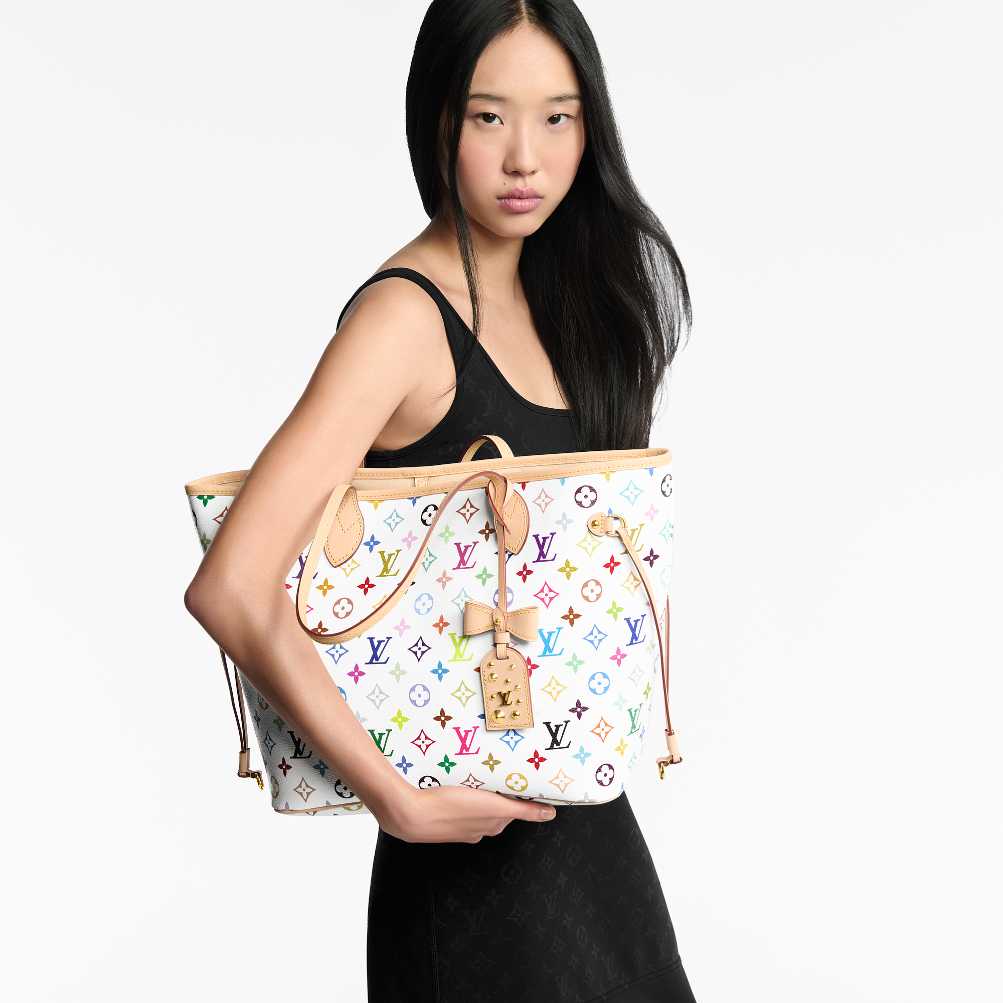 Leather -- LV x TM NEVERFULL Medium Handbag