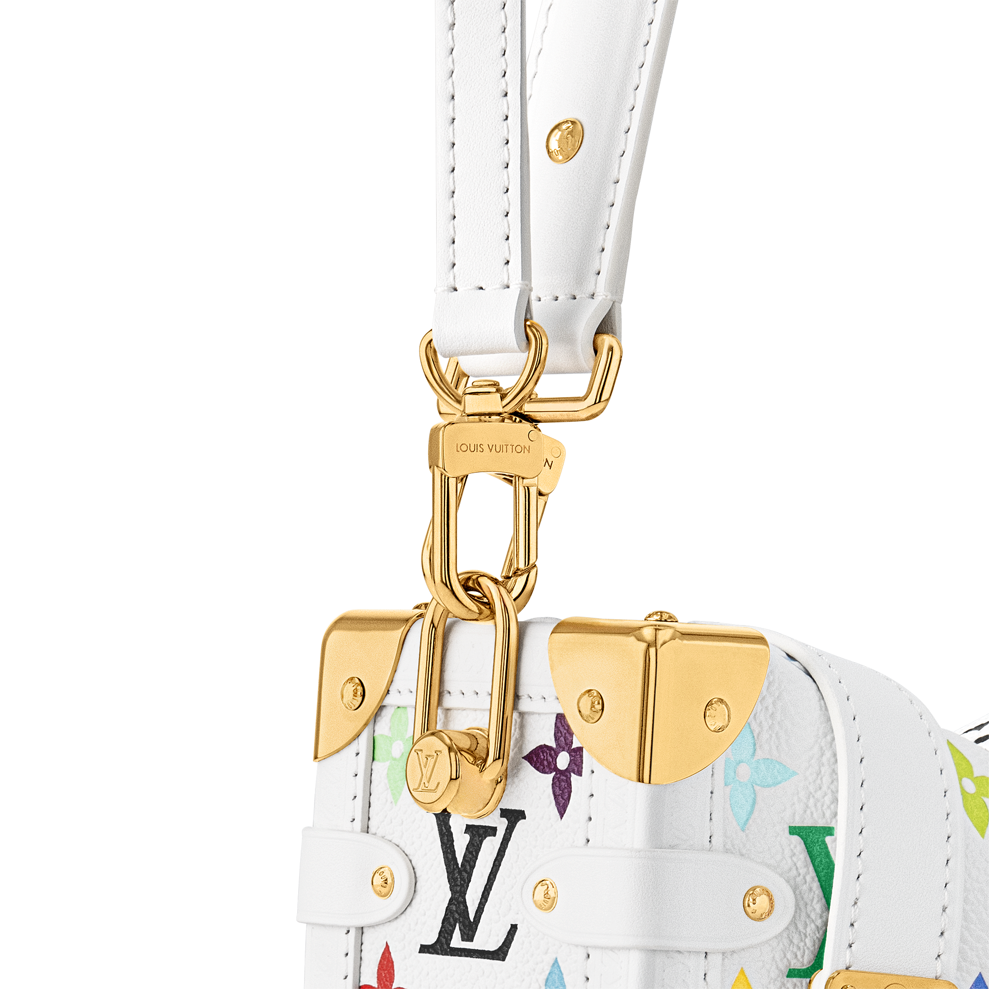 Leather -- LV x TM SIDE TRUNK Medium Handbag