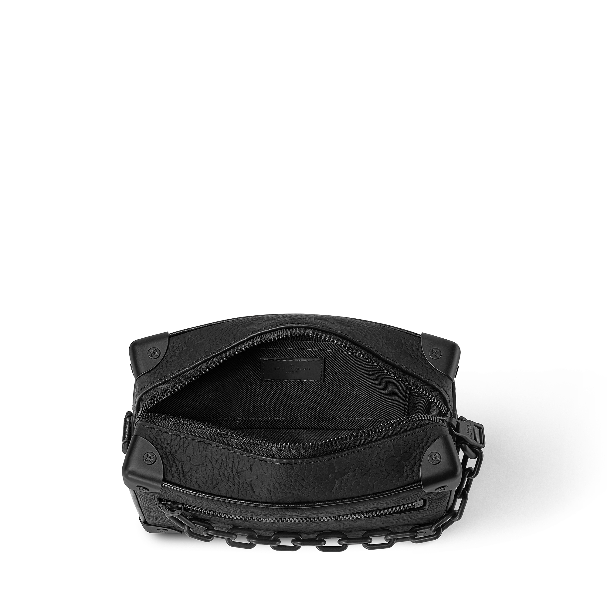 Leather -- MINI SOFT TRUNK chain bag