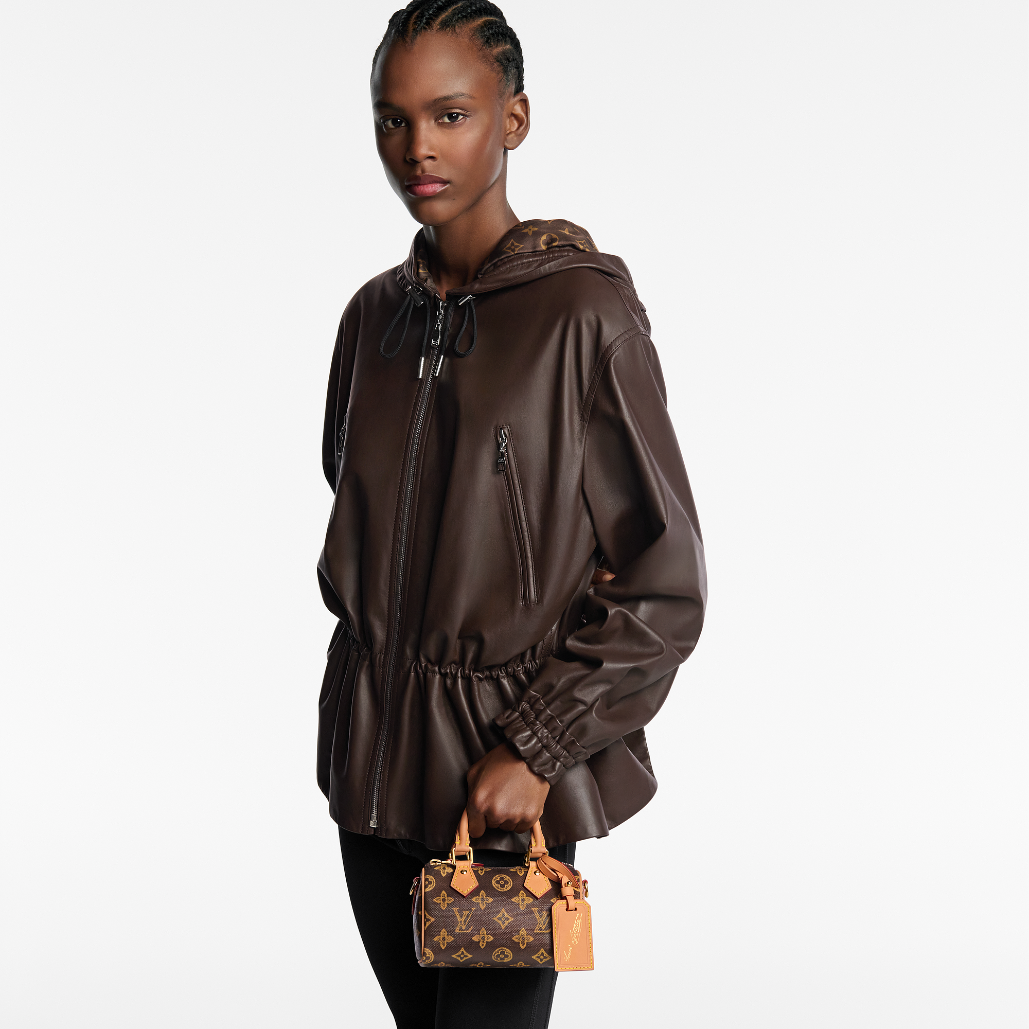 Leather -- NANO SPEEDY Handbag