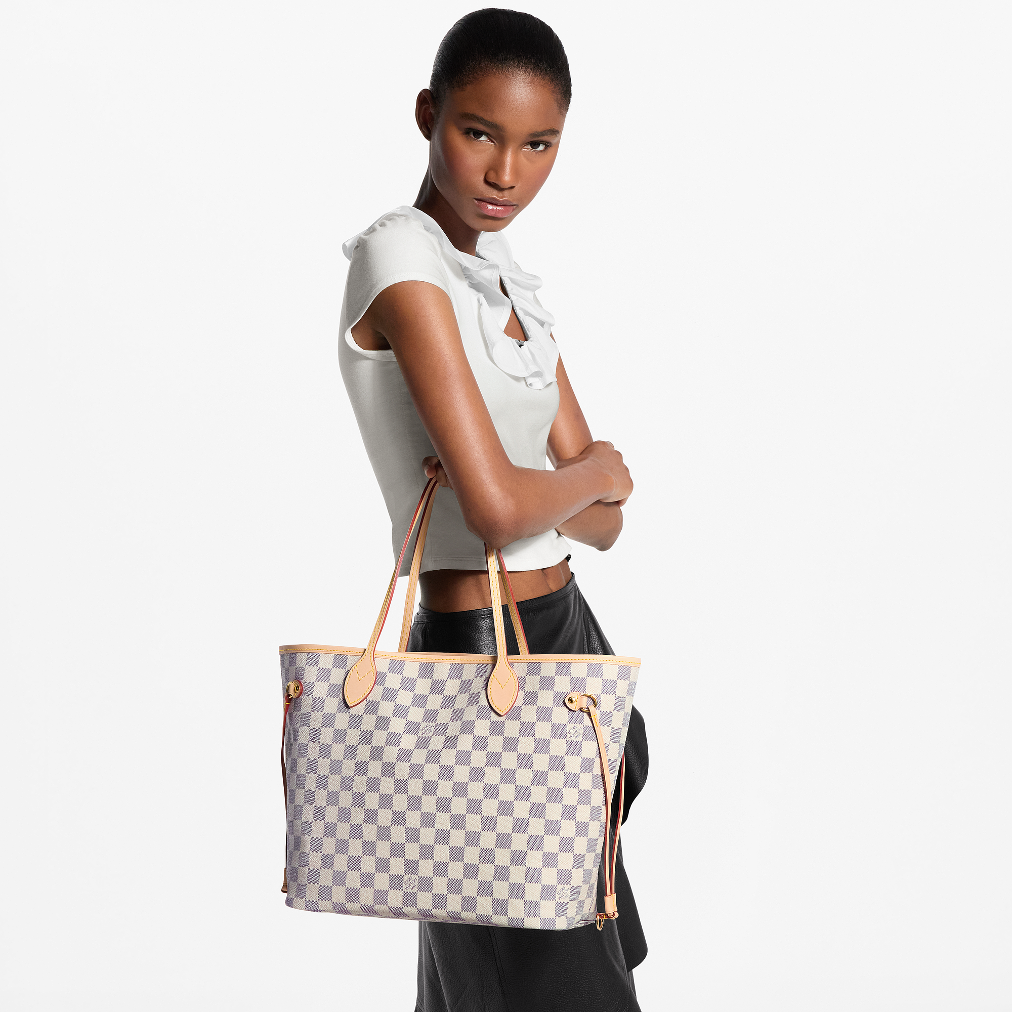 Leather -- NEVERFULL Medium Handbag