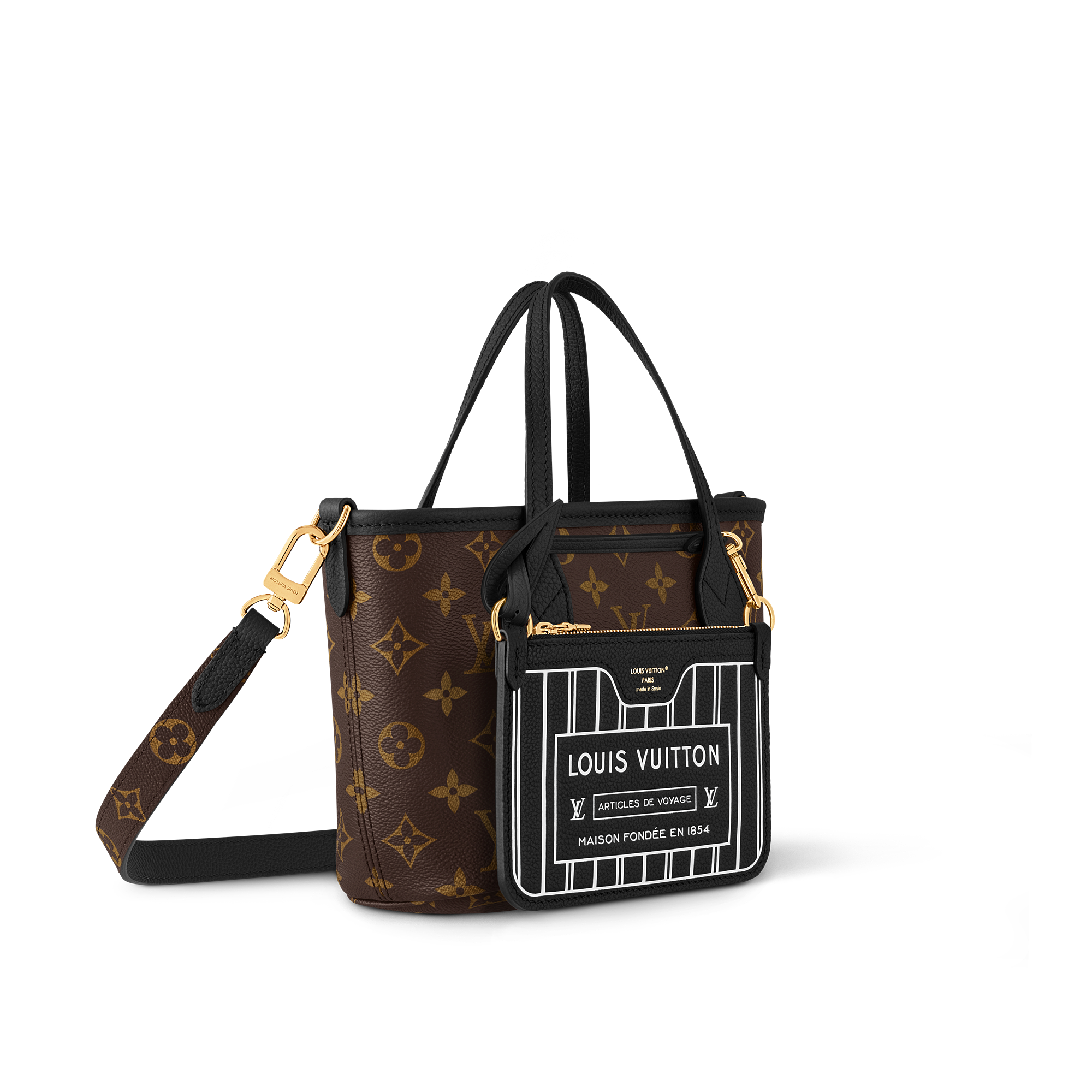 NEVERFULL BANDoulière INSIDE OUT BB Handbag - 3