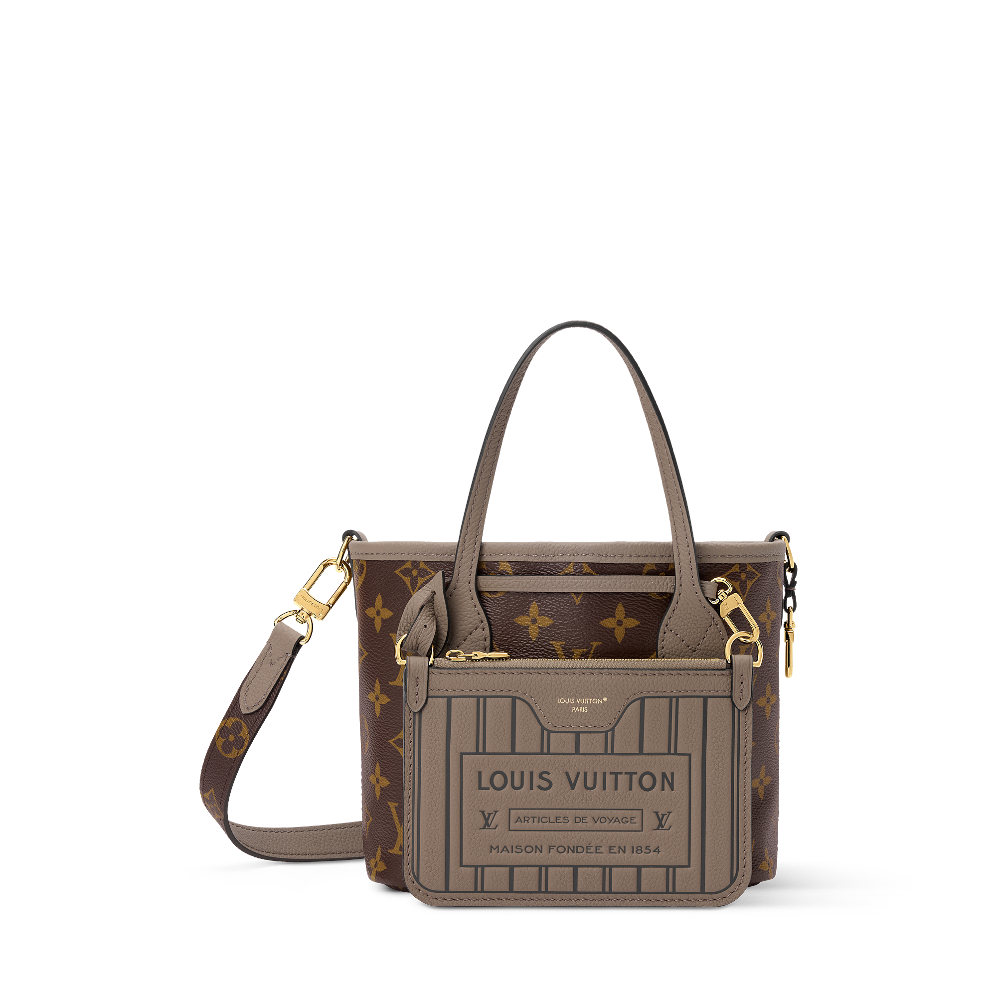 NEVERFULL BANDoulière INSIDE OUT BB Handbag - 1