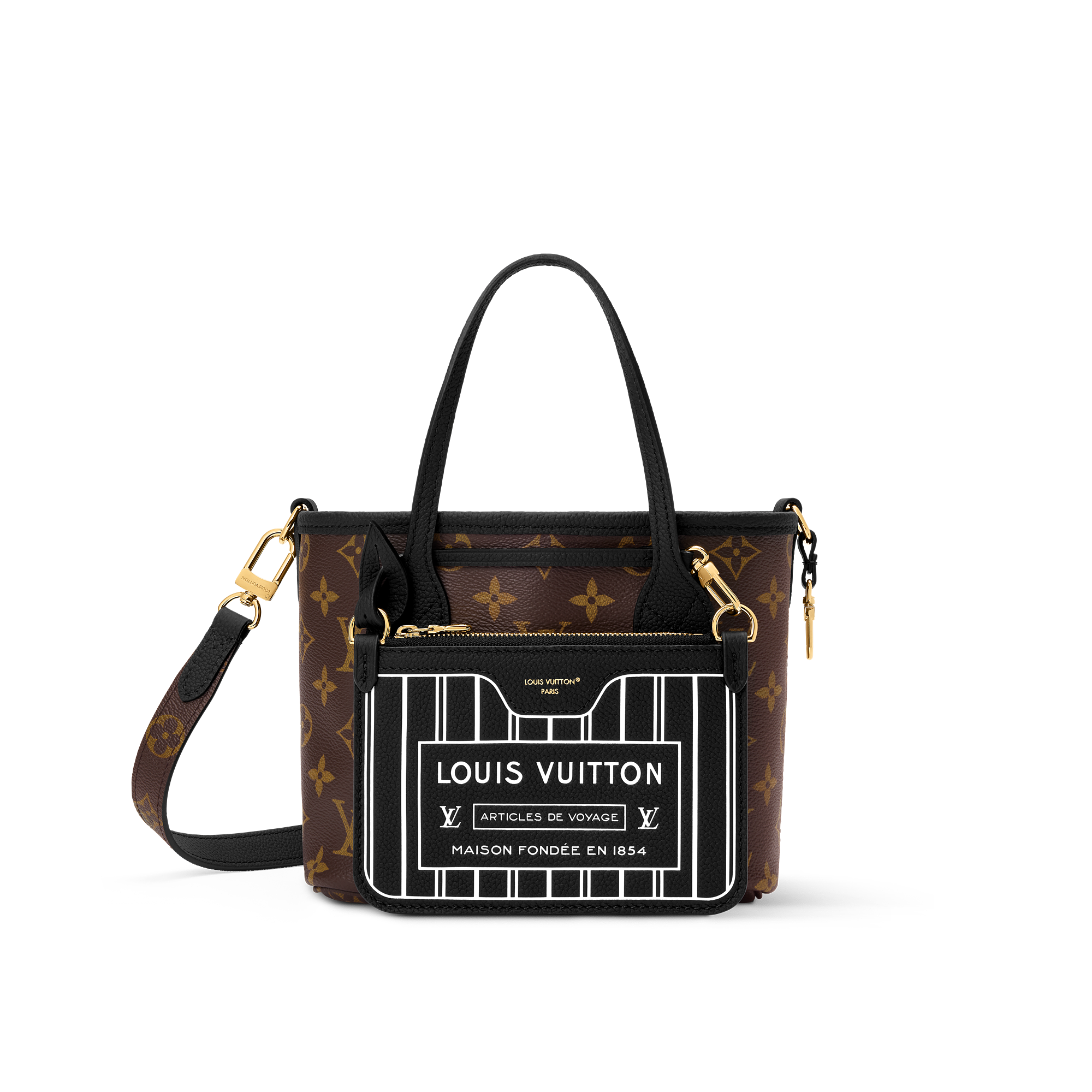 NEVERFULL BANDOULIèRE INSIDE OUT BB handbag - 1