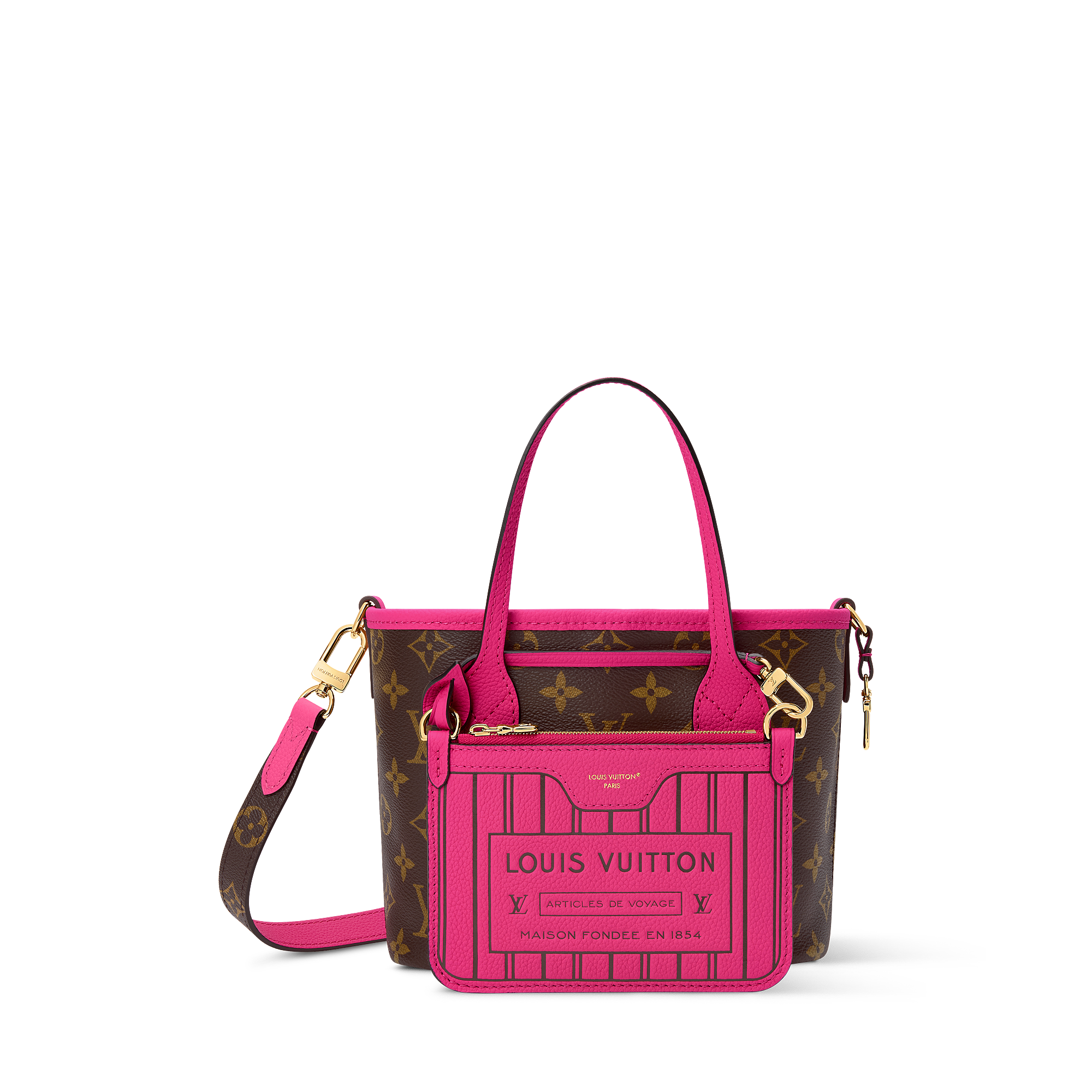 NEVERFULL BANDOULIèRE INSIDE OUT BB handbag - 1
