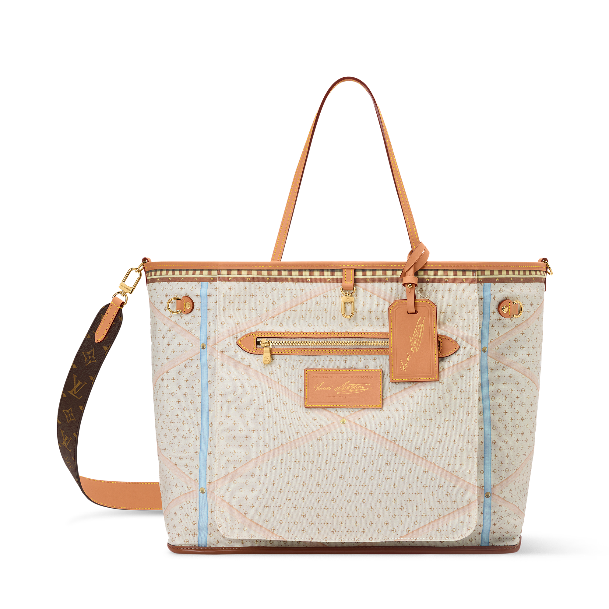 Edges -- NEVERFULL INSIDE OUT large handbag