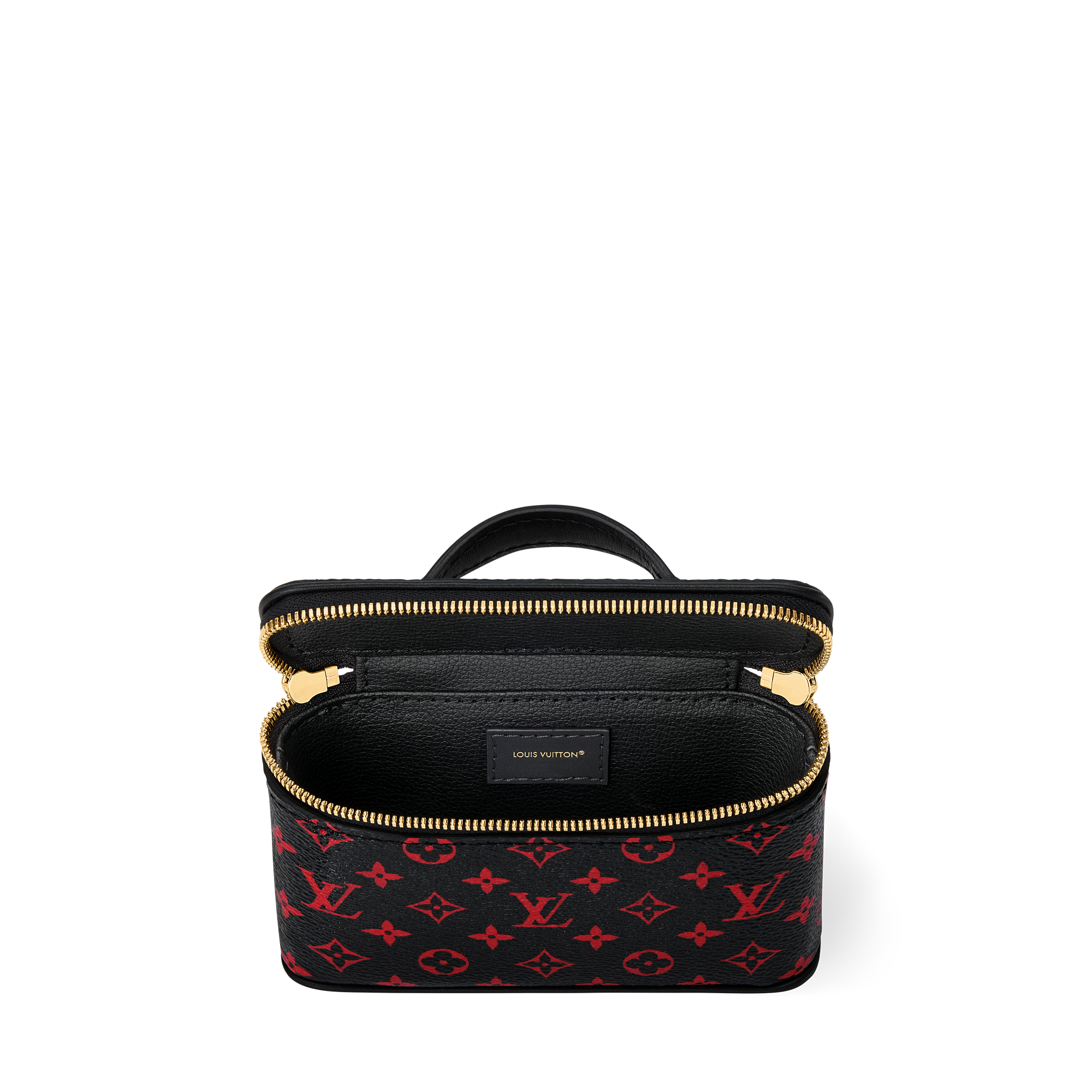 Leather -- NICE BEAUTY makeup bag