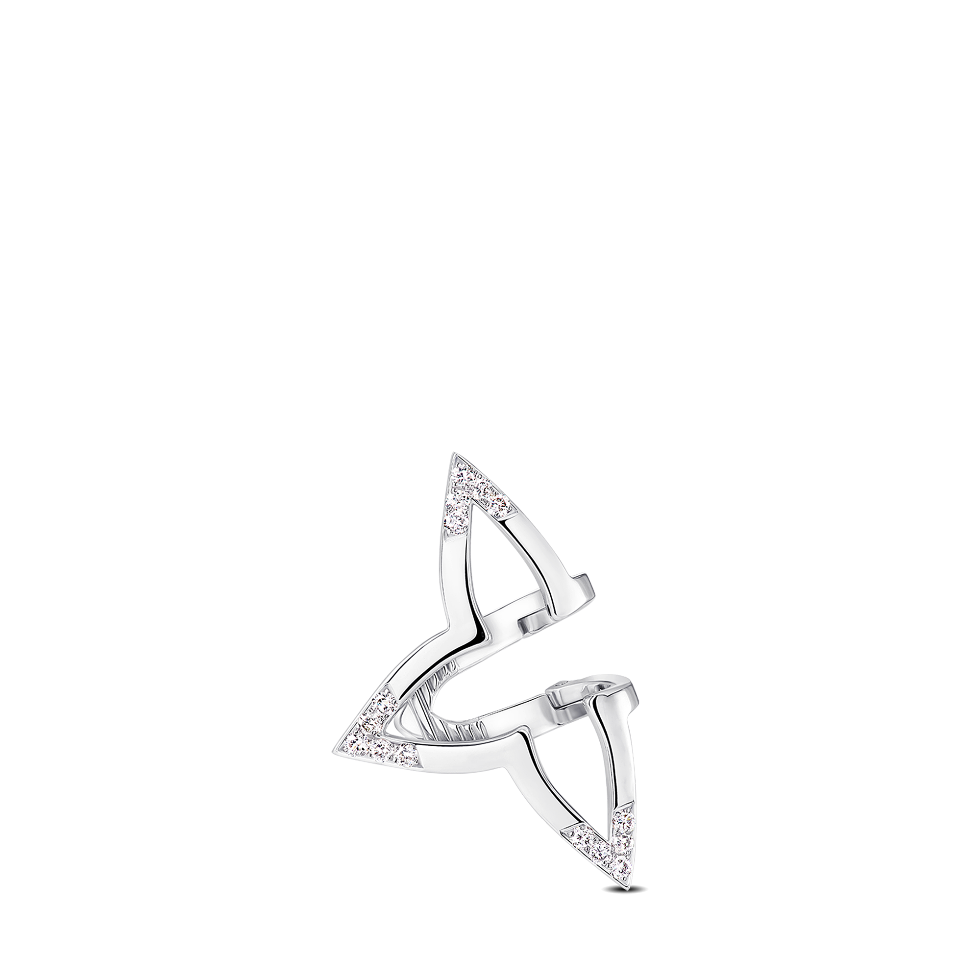 OMBRE BLOSSOM 18K Gold Diamond Ear Clips - 1