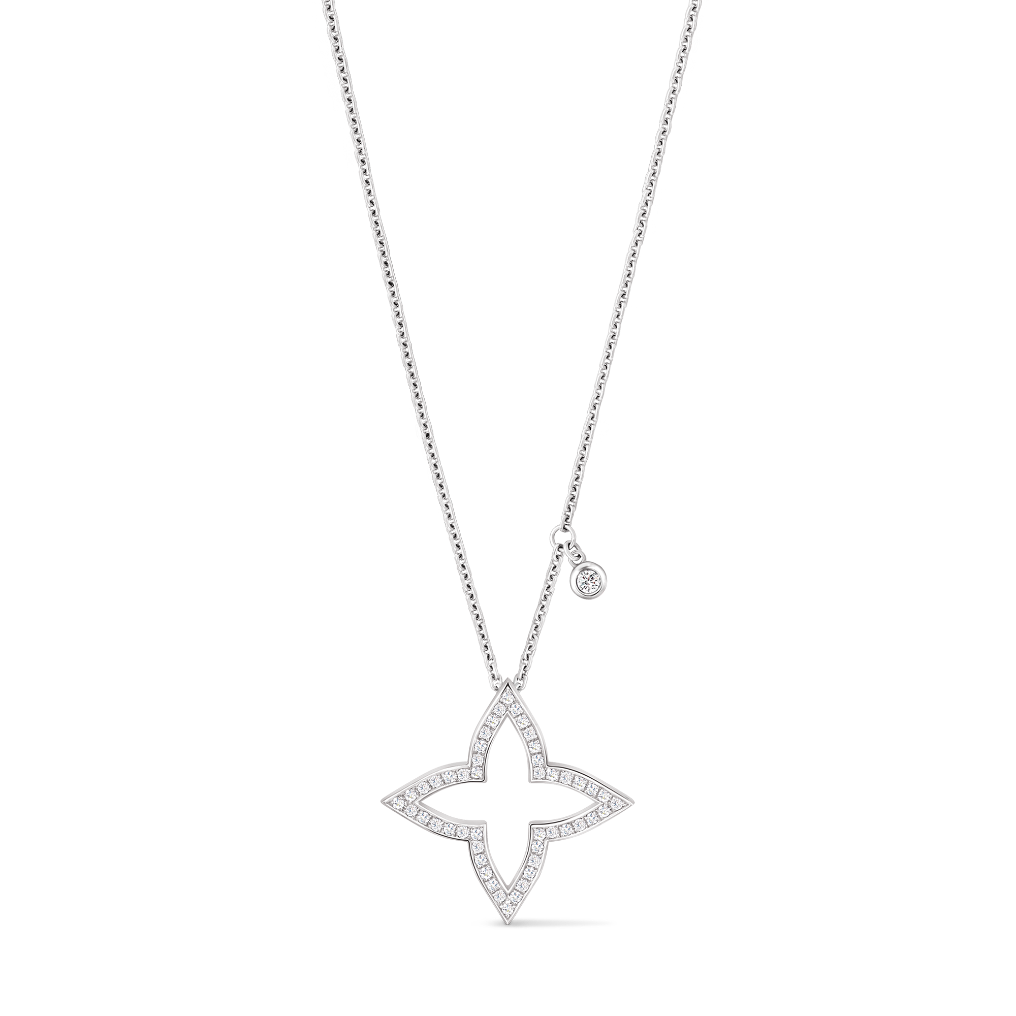 OMBRE BLOSSOM 18K Gold Diamond Necklace - 1