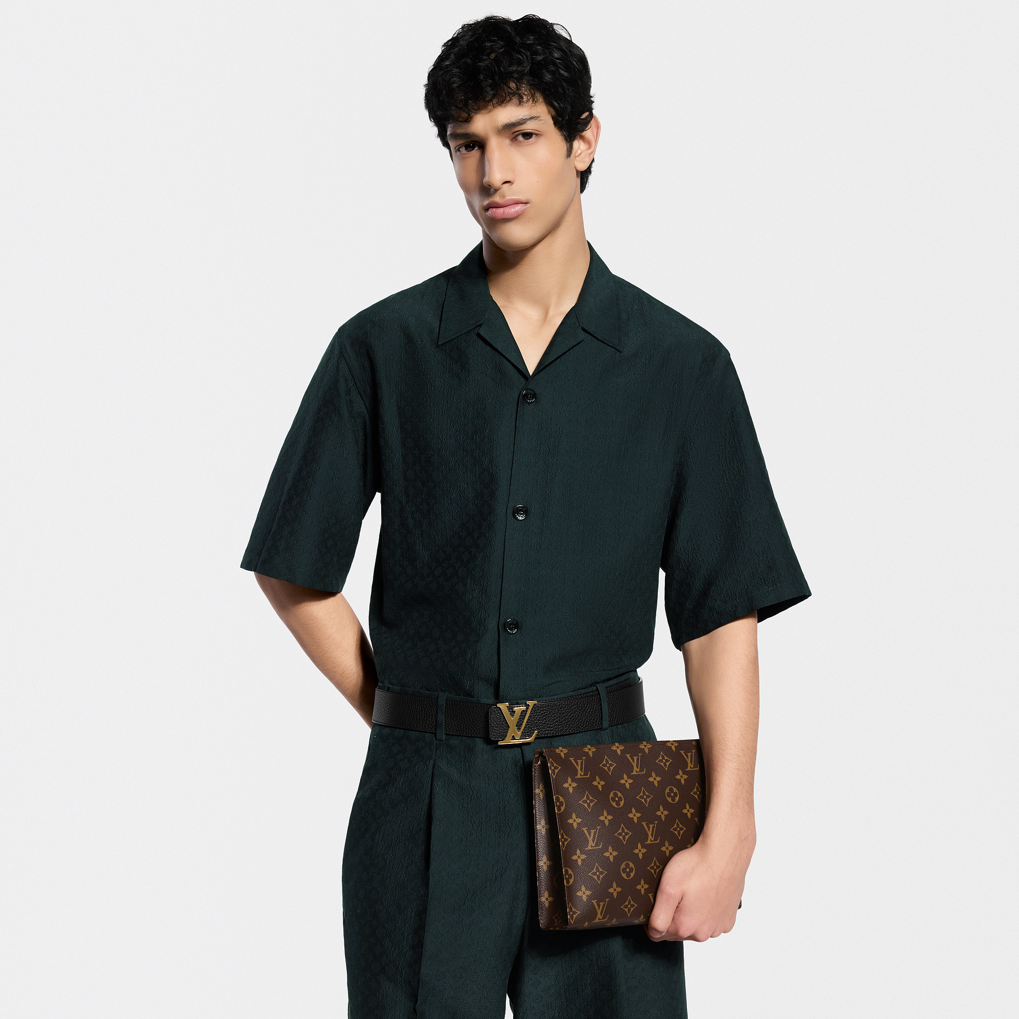 Leather -- POCHE TOILETTE Large Toiletry Bag
