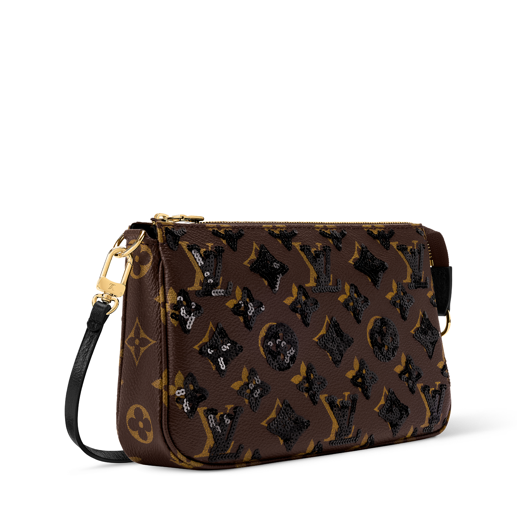 Leather -- POCHETTE ACCESSOIRES Handbag