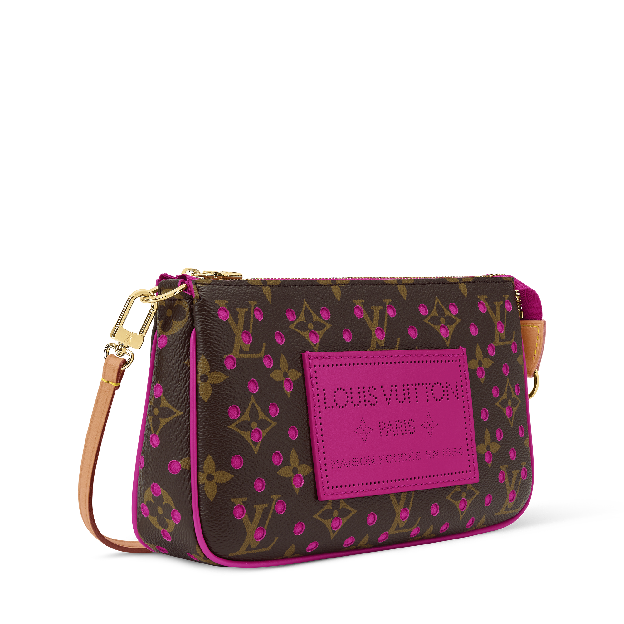 Leather -- POCHETTE ACCESSOIRES Handbag