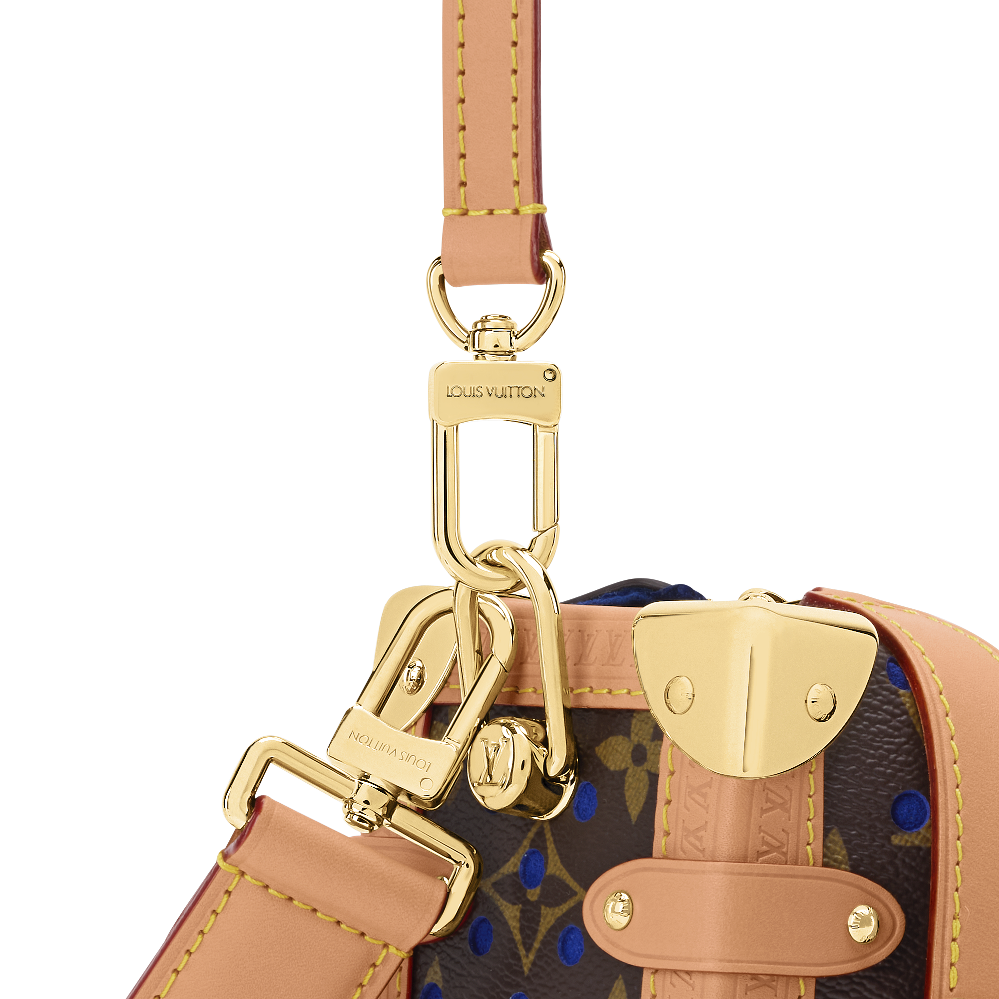Leather -- SIDE TRUNK medium handbag