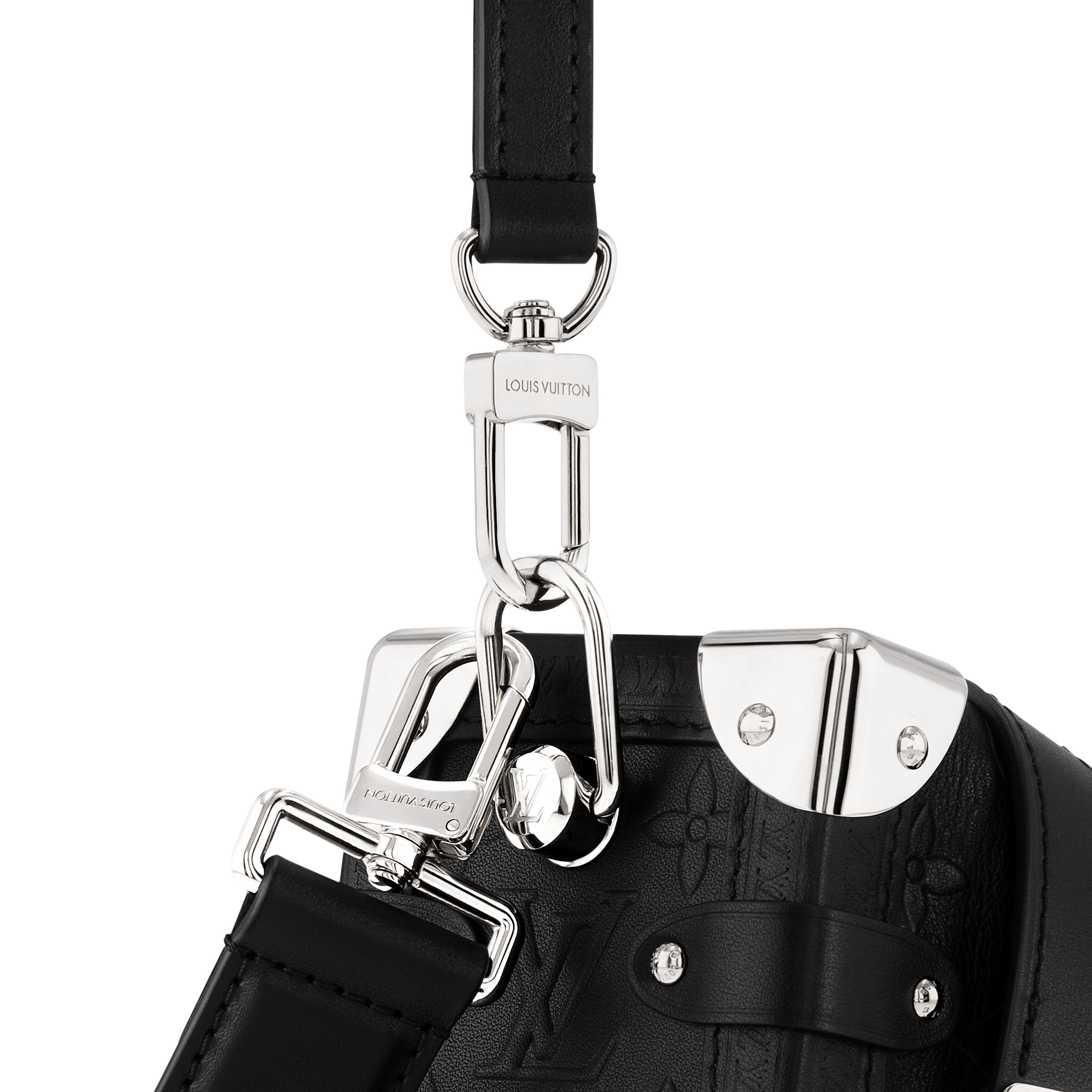 Leather -- SIDE TRUNK medium handbag