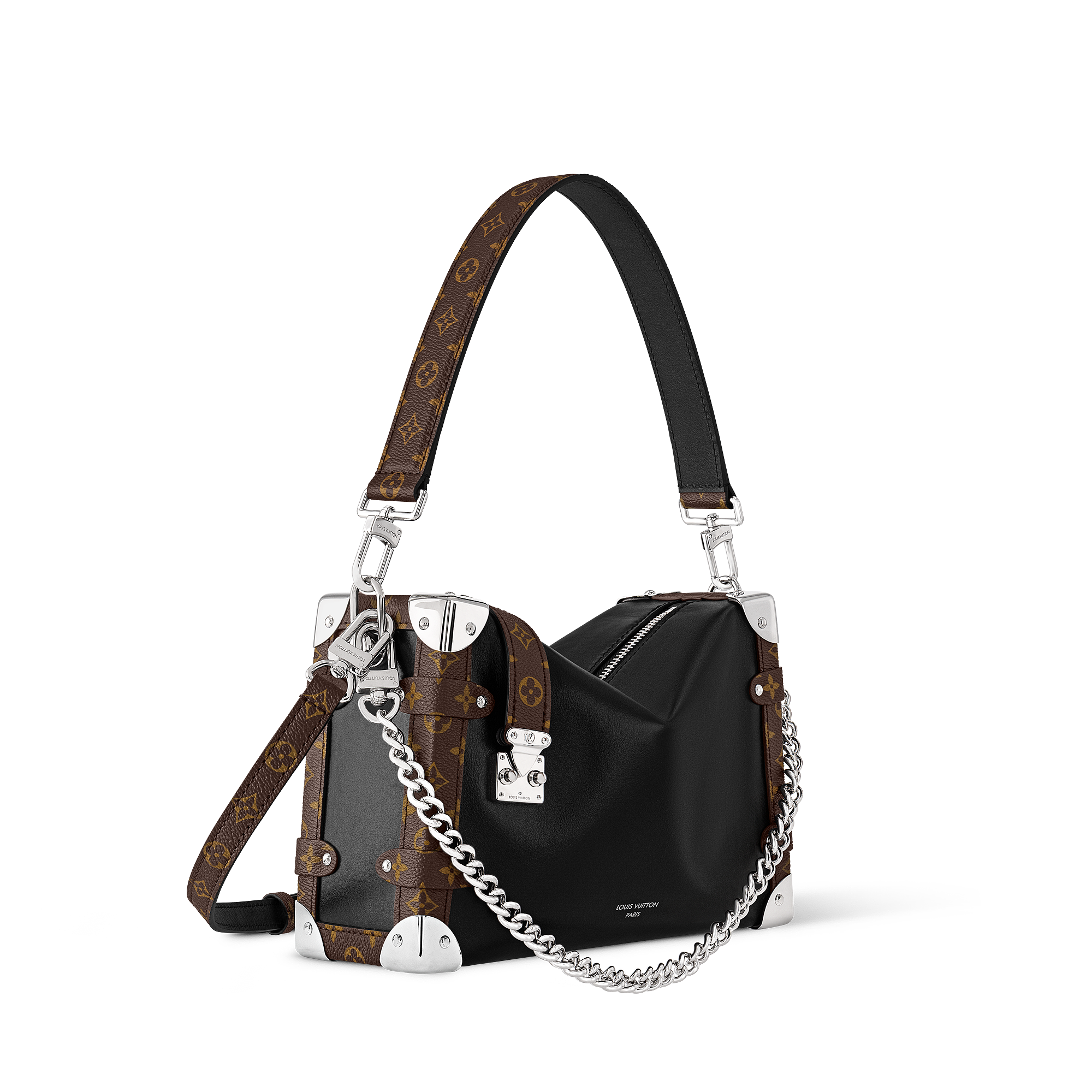 Leather -- SIDE TRUNK VIBE medium bag