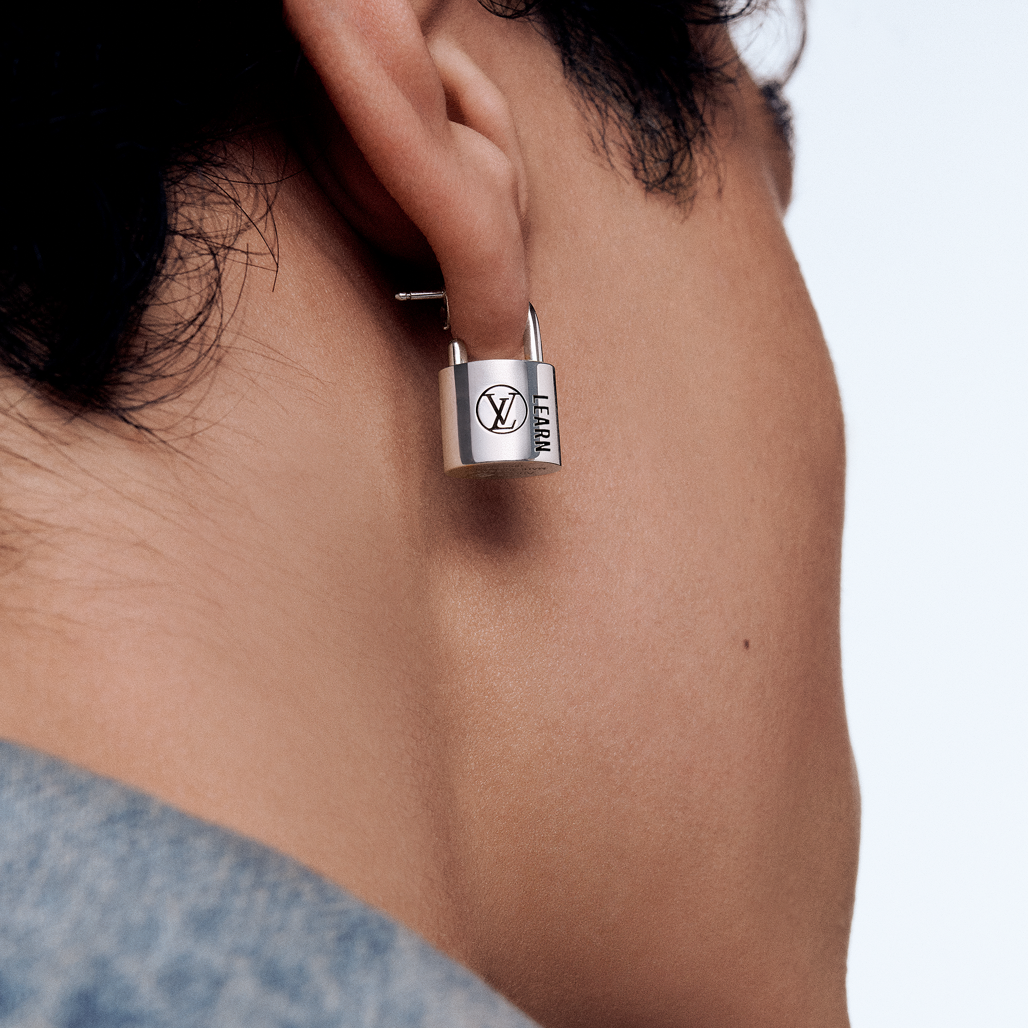 SILVER LOCKIT 925 Silver Lacquered Earrings - 5