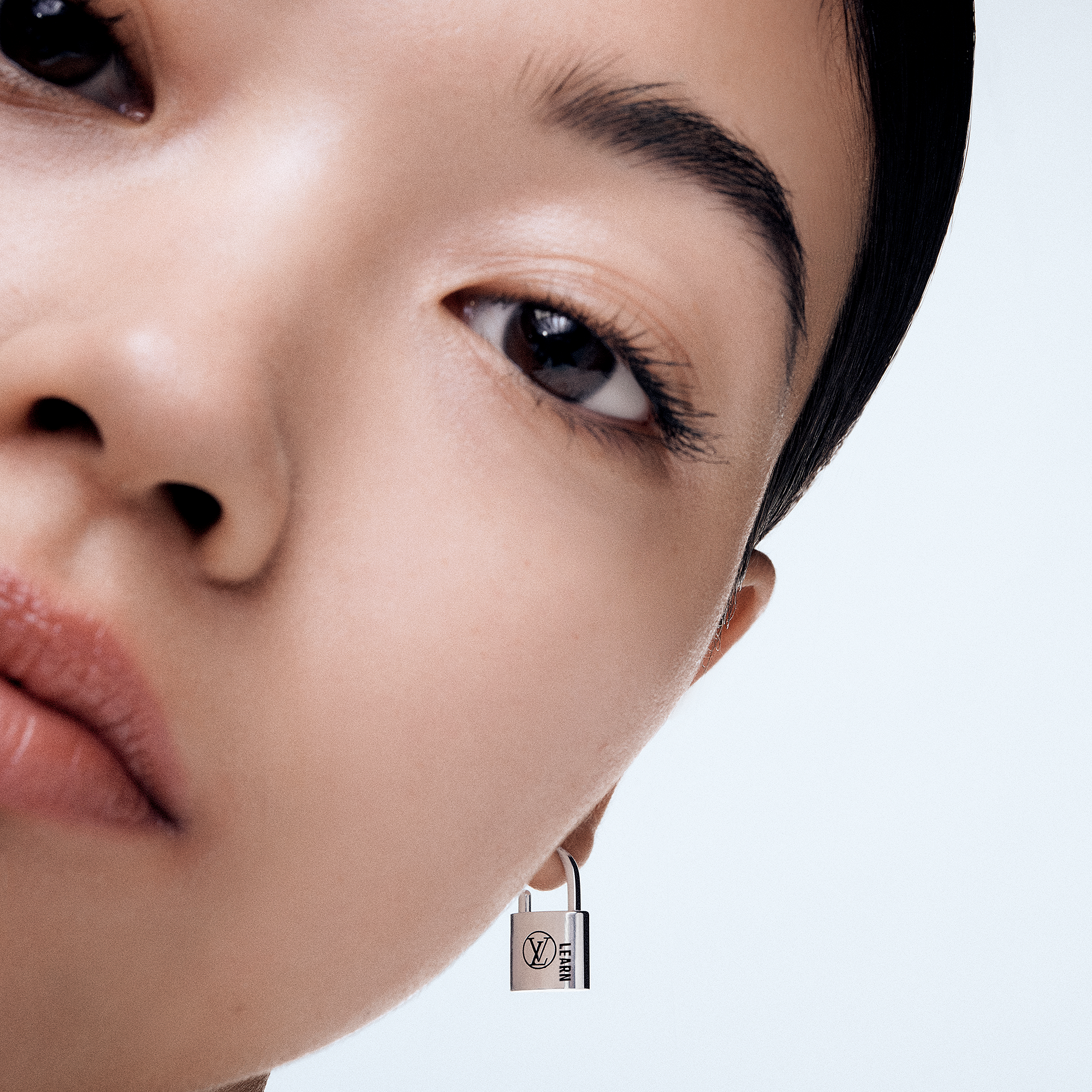 SILVER LOCKIT 925 Silver Lacquered Earrings - 2
