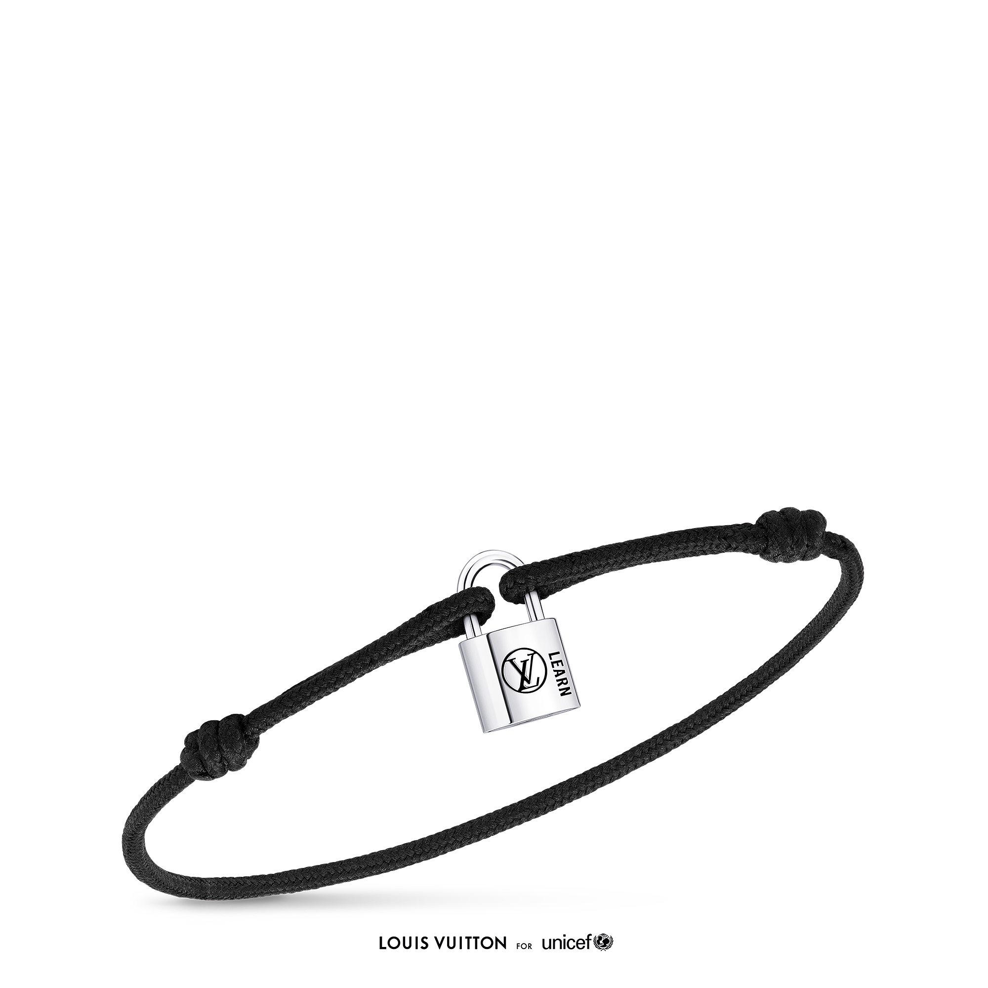 SILVER LOCKIT 925 Silver Coated Polyester Fiber Rope Bracelet - 3