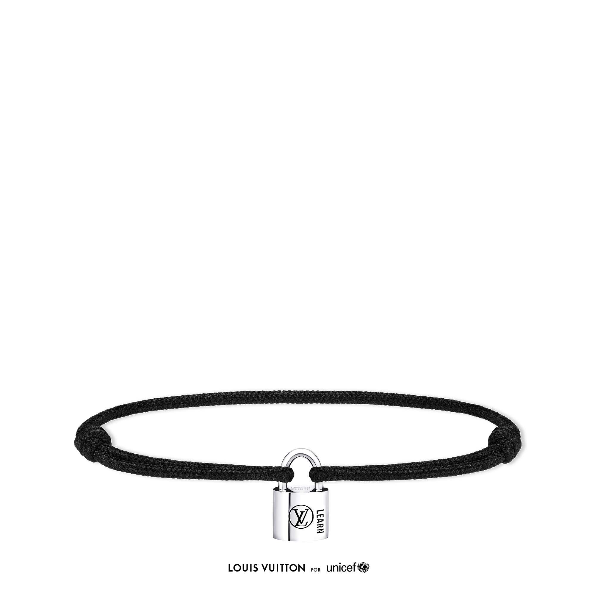 SILVER LOCKIT 925 Silver Coated Polyester Fiber Rope Bracelet - 1