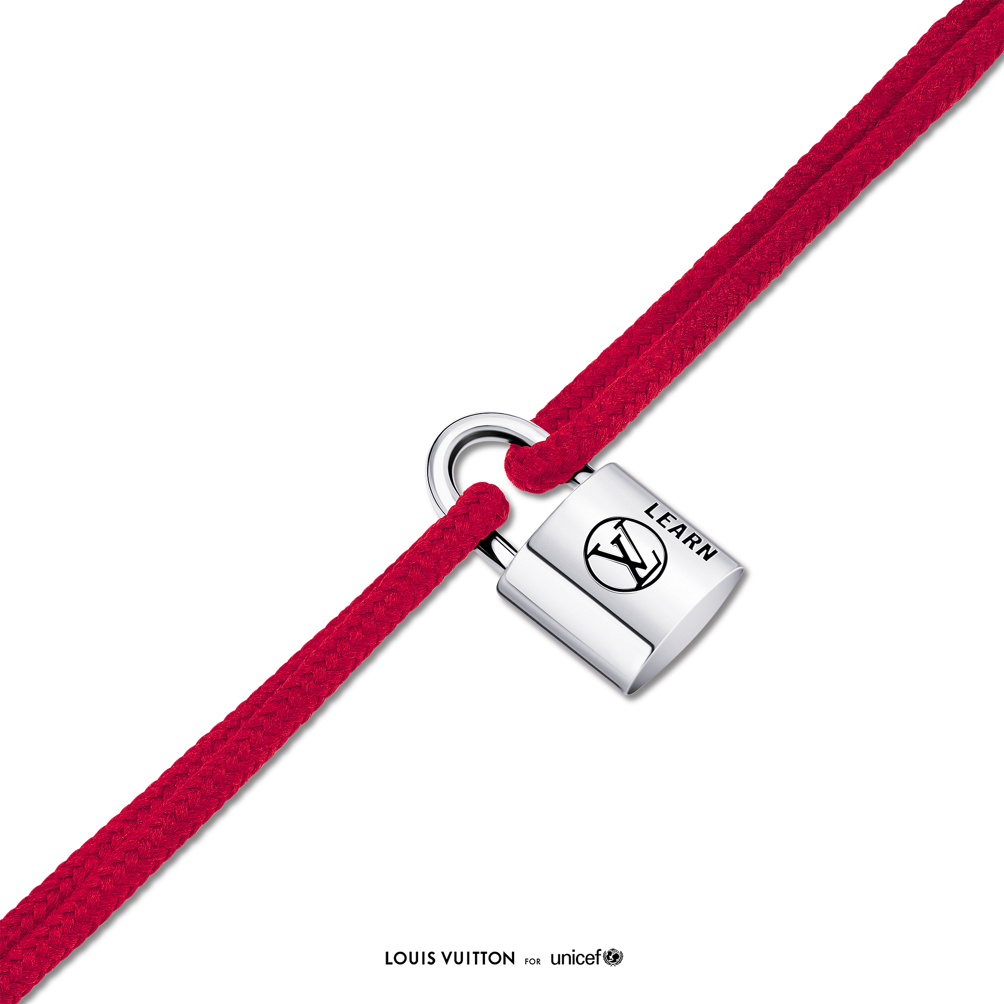 SILVER LOCKIT 925 Silver Coated Polyester Fiber Rope Bracelet - 4