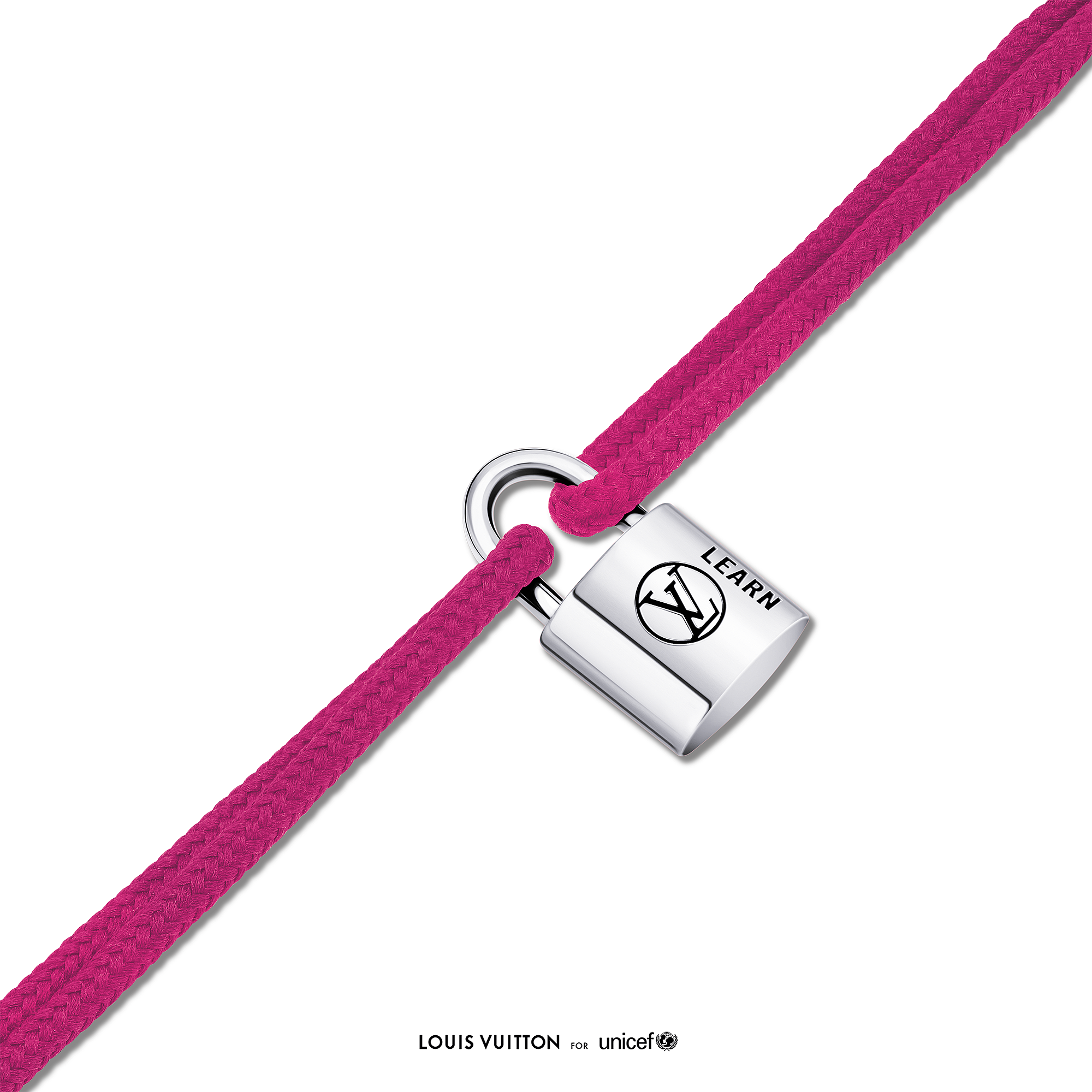 SILVER LOCKIT 925 Silver Coated Polyester Fiber Rope Bracelet - 4