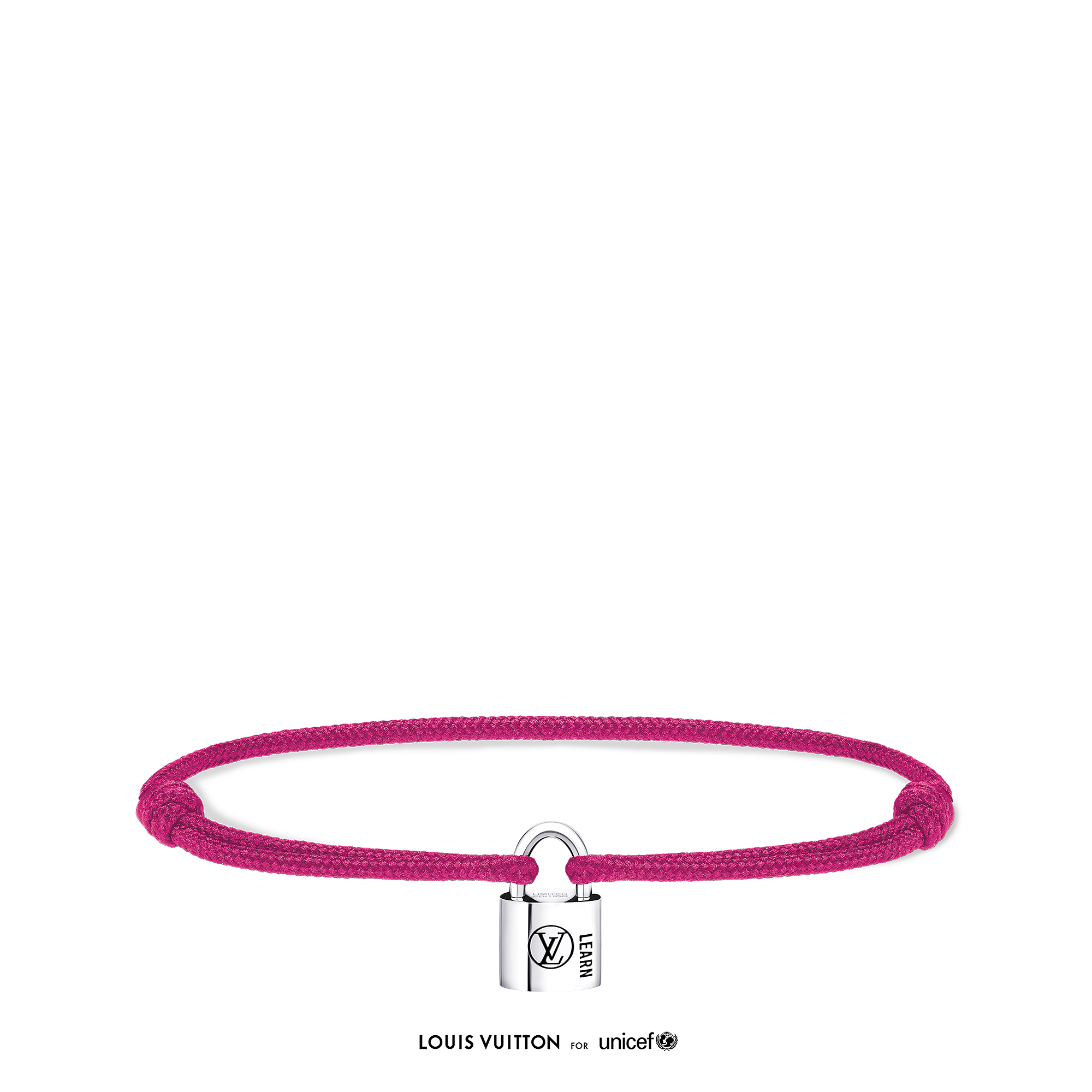 SILVER LOCKIT 925 Silver Coated Polyester Fiber Rope Bracelet - 1