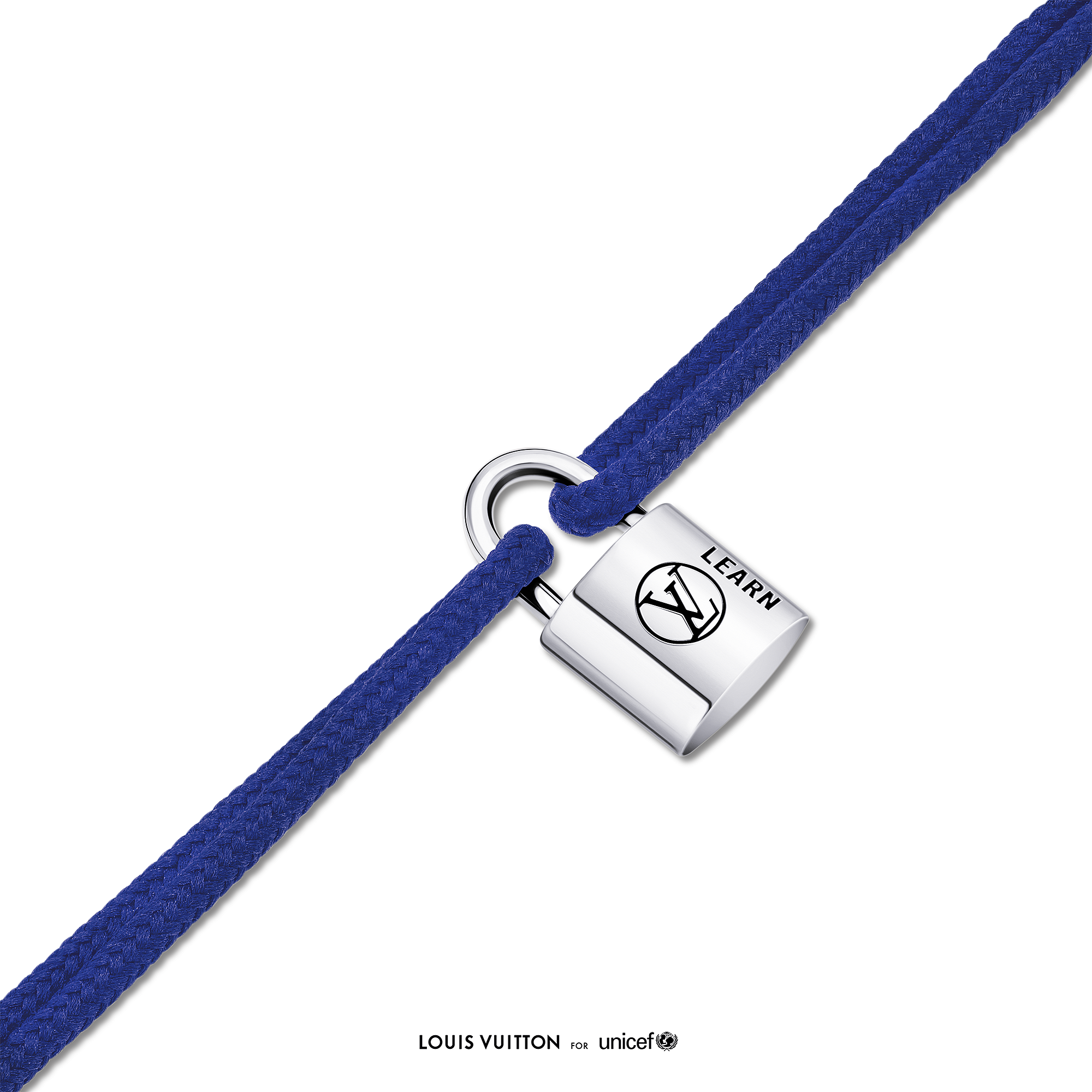 SILVER LOCKIT 925 Silver Coated Polyester Fiber Rope Bracelet - 4