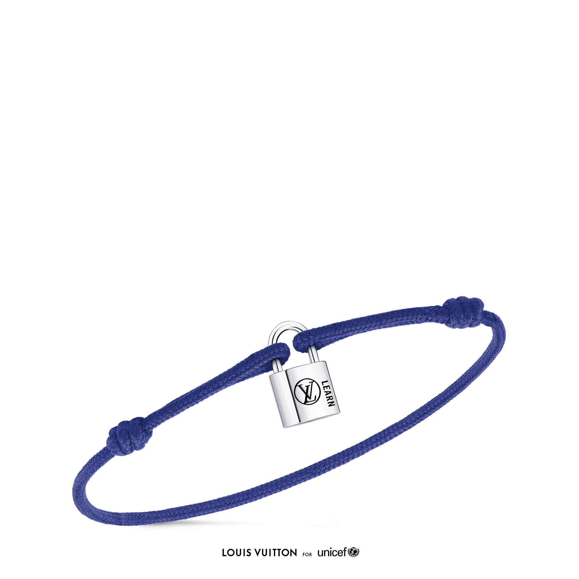SILVER LOCKIT 925 Silver Coated Polyester Fiber Rope Bracelet - 3