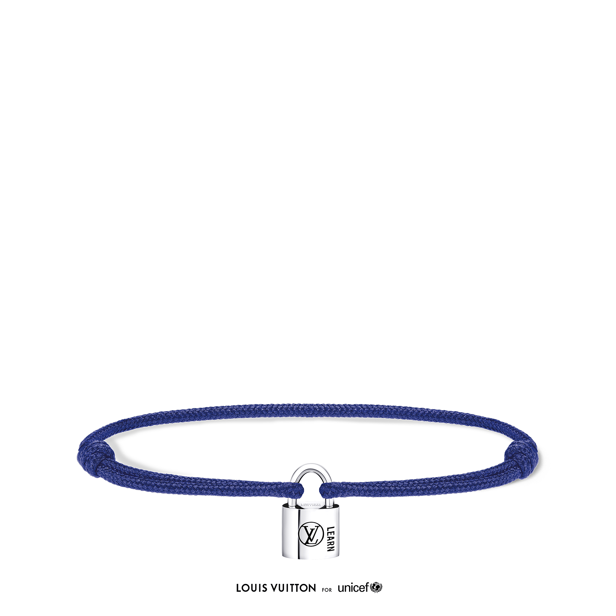 SILVER LOCKIT 925 Silver Coated Polyester Fiber Rope Bracelet - 1