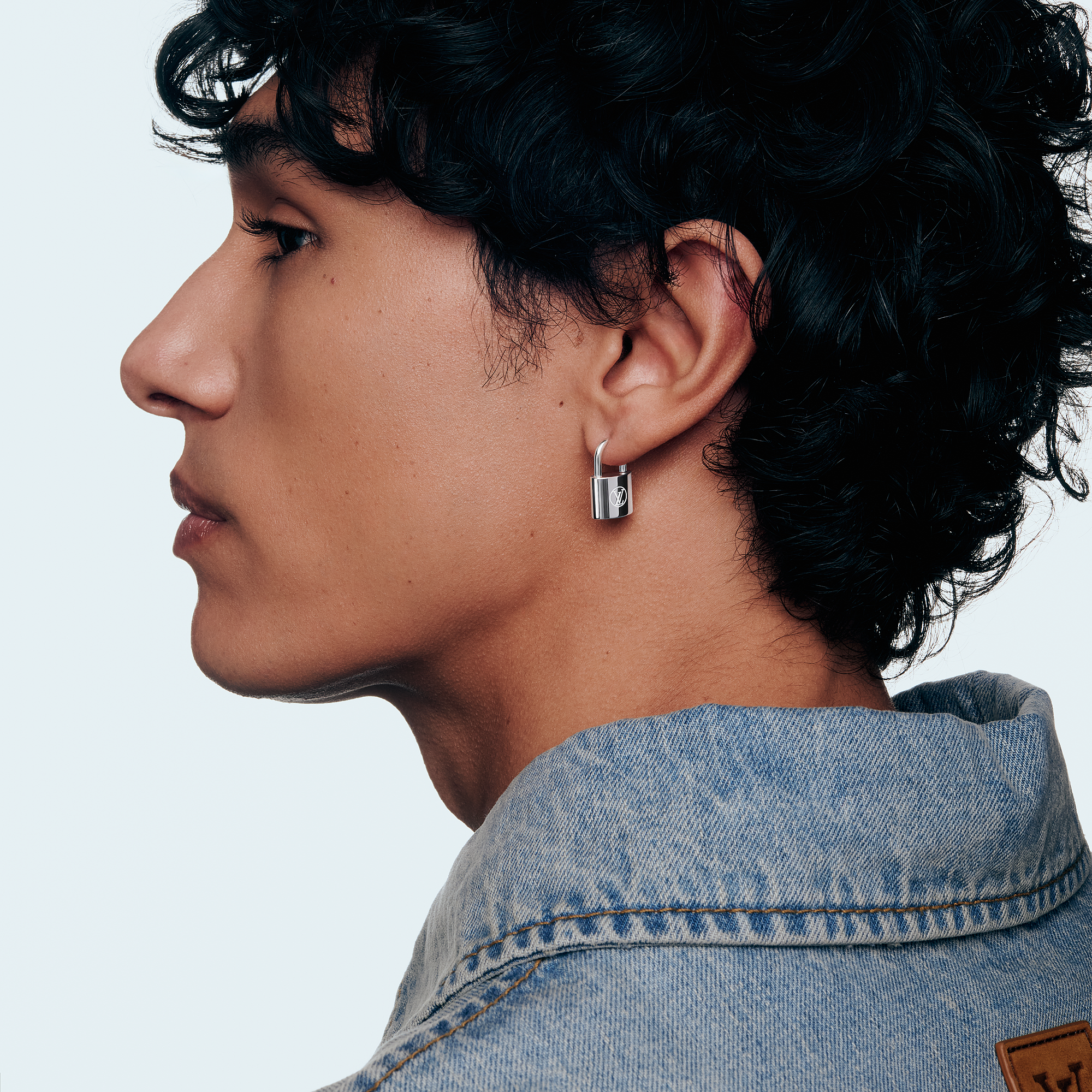 SILVER LOCKIT 925 Silver Earring - Single - 2