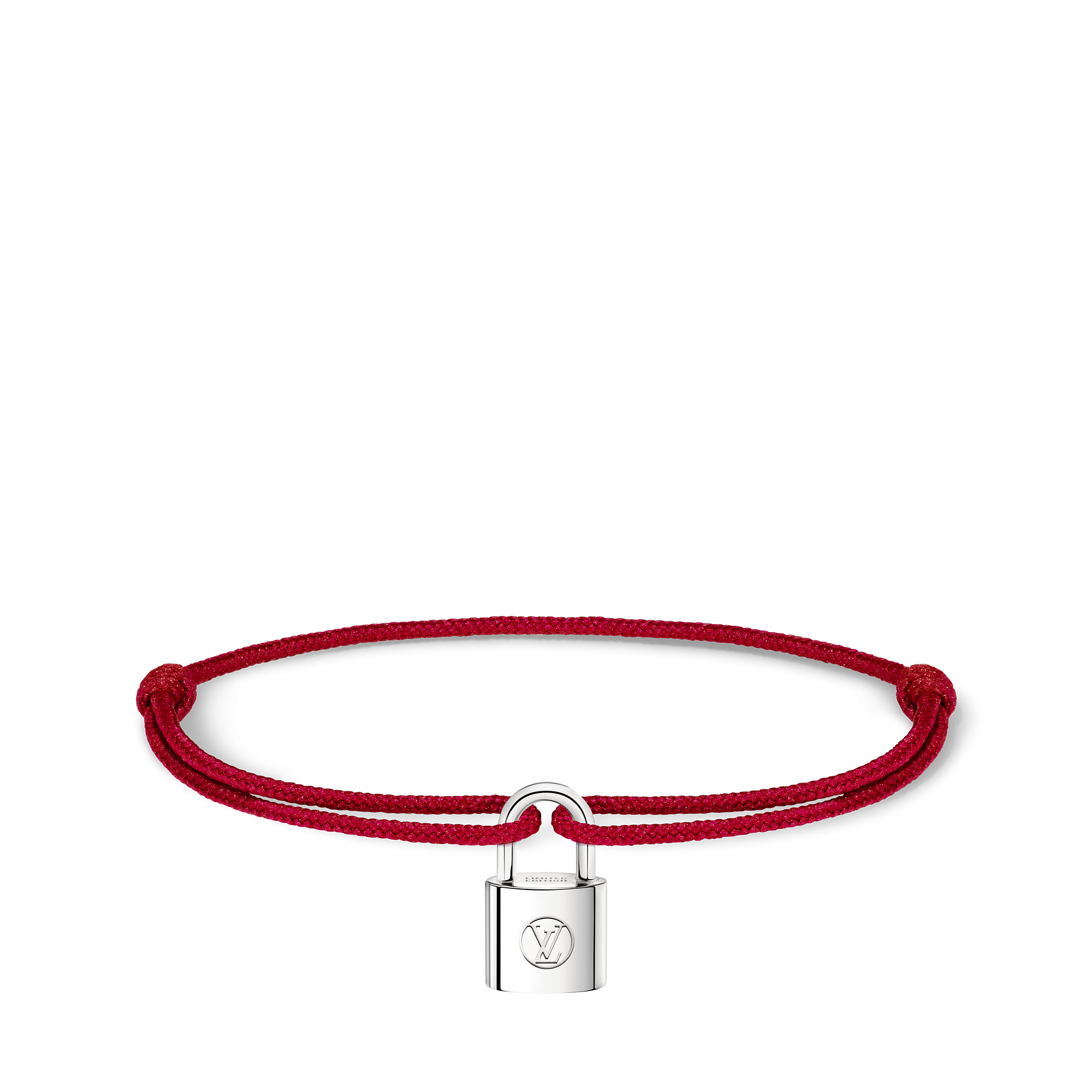 SILVER LOCKIT 925 silver polyester fiber bracelet - 1