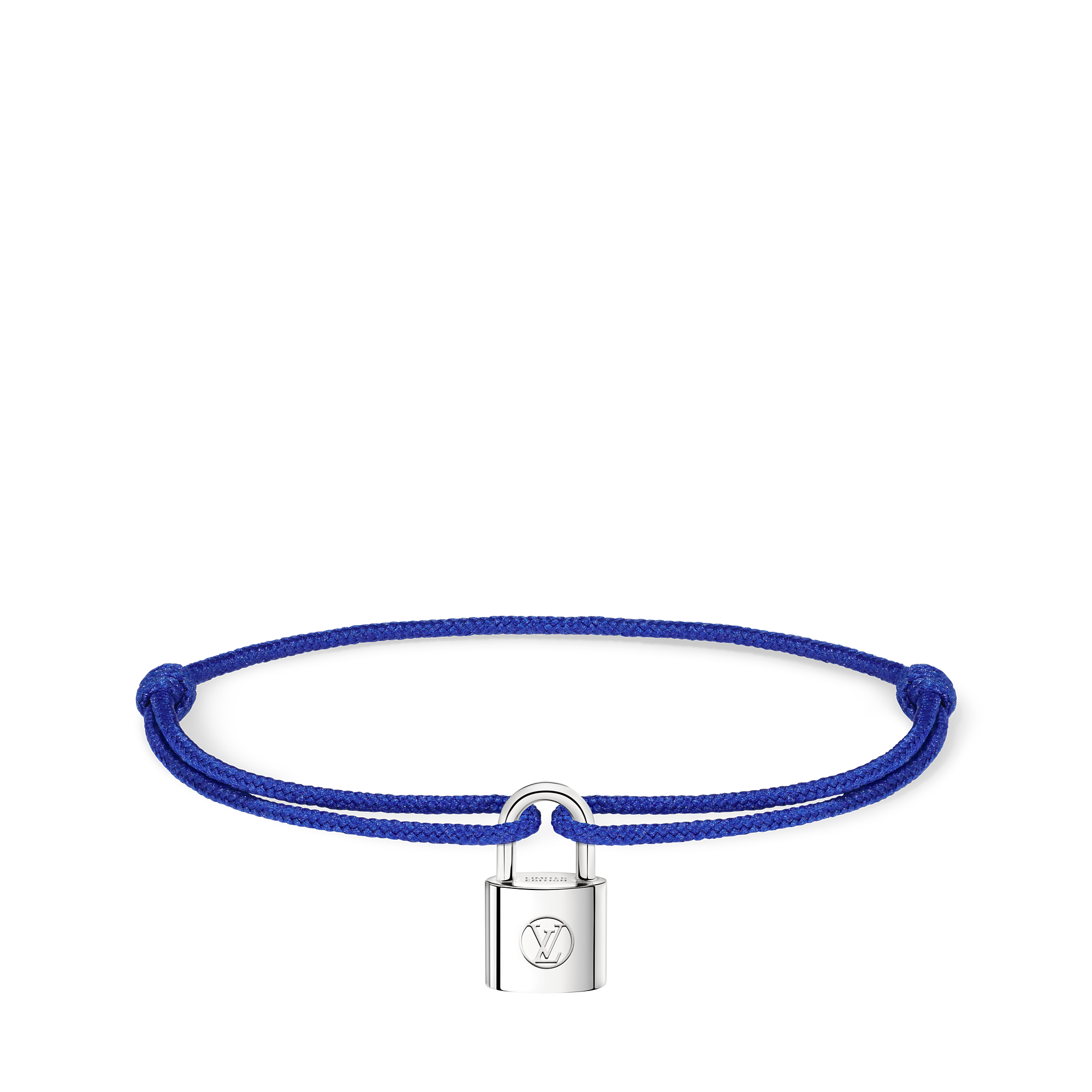 SILVER LOCKIT 925 silver polyester fiber bracelet - 1