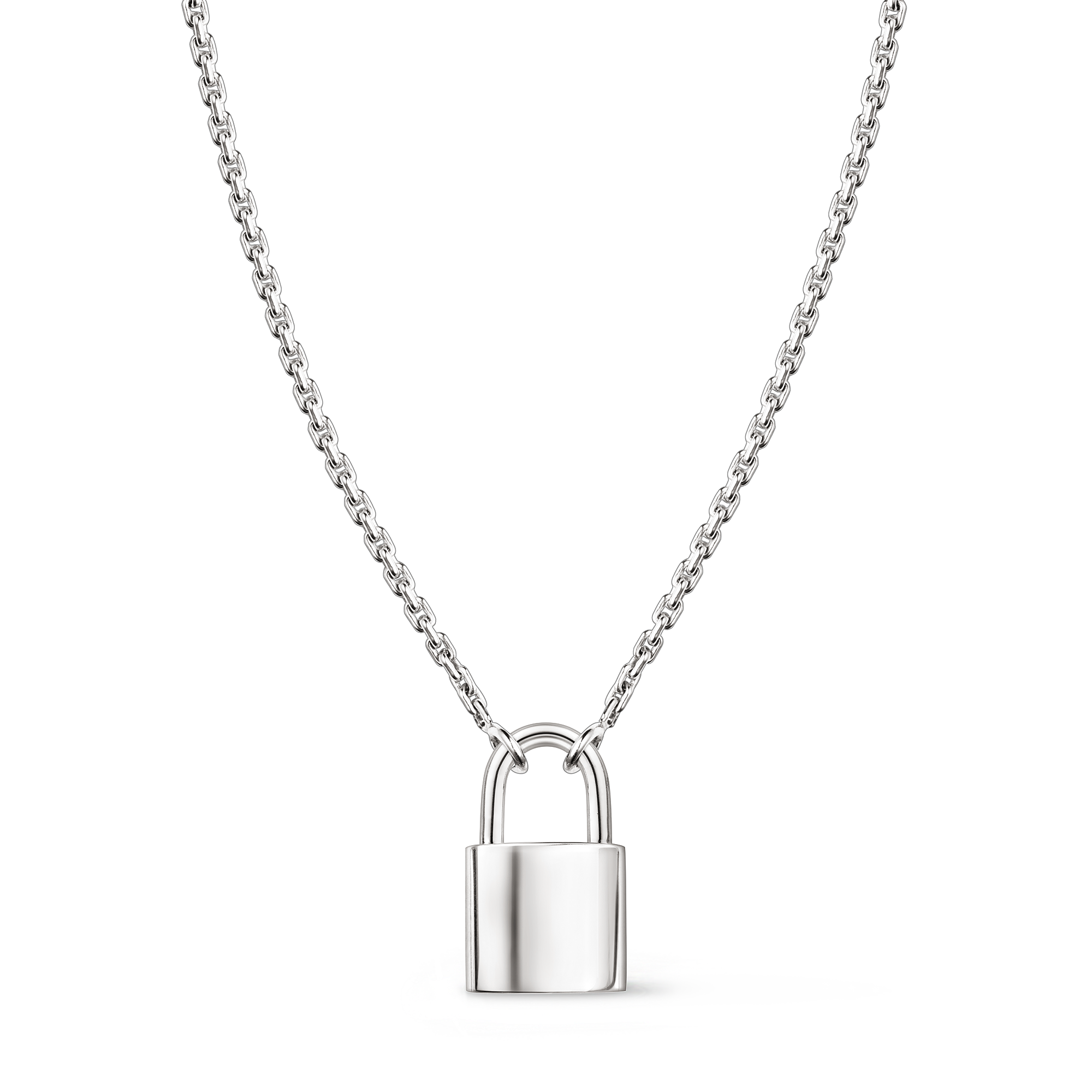 SILVER LOCKIT 925 Silver Necklace - 4
