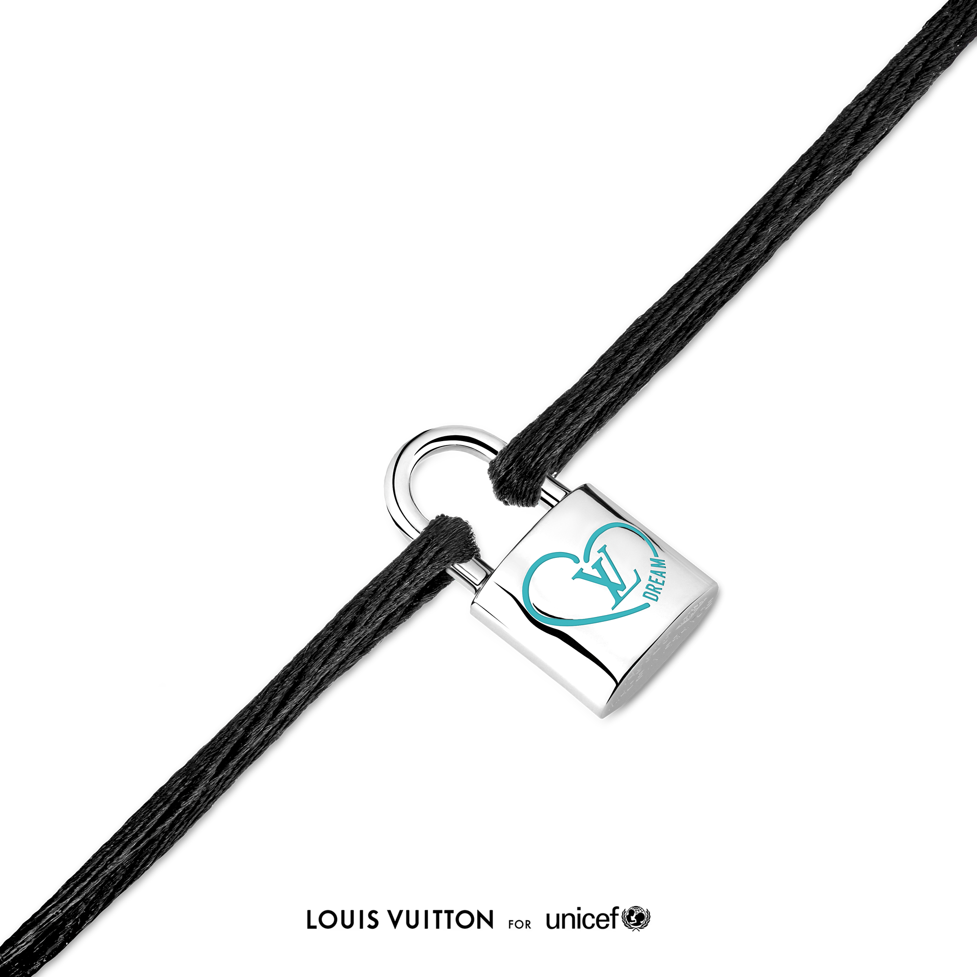 SILVER LOCKIT X FELIX LEE 925 silver lacquered polyester cord bracelet - 3