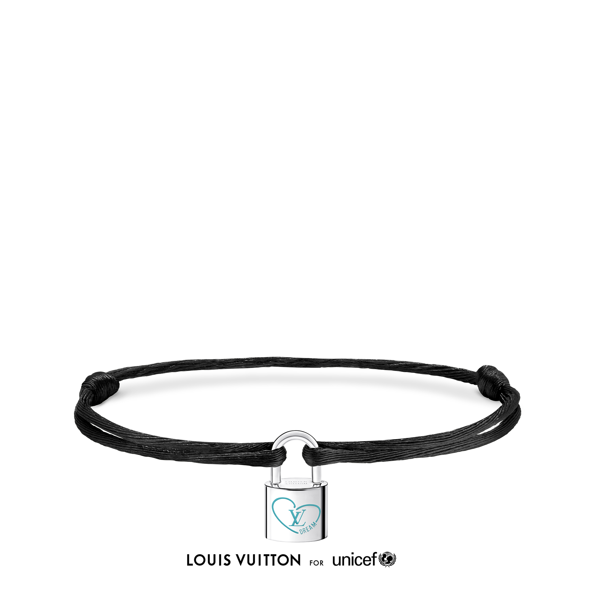 SILVER LOCKIT X FELIX LEE 925 silver lacquered polyester cord bracelet - 1