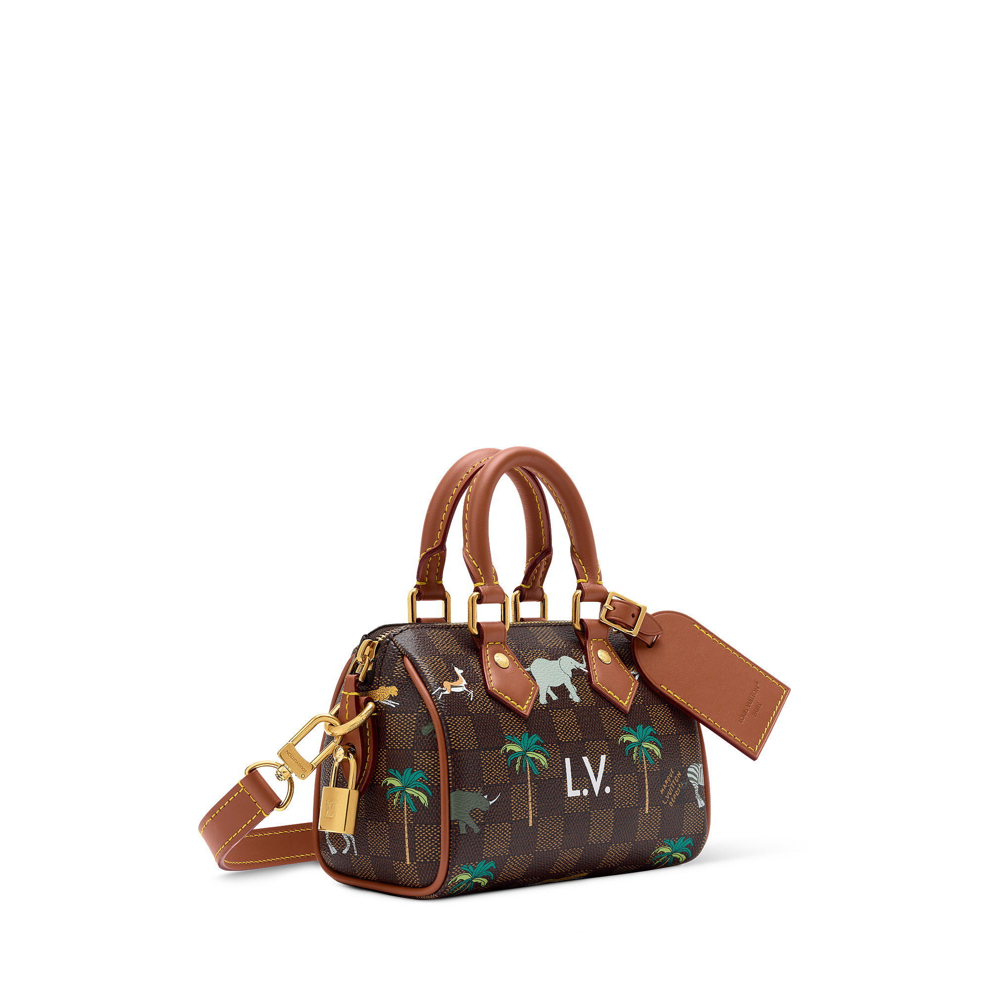 SPEEDY BANDOULIÈRE 18 Handbag - LV X THE DARJELING LIMITED Series - 4