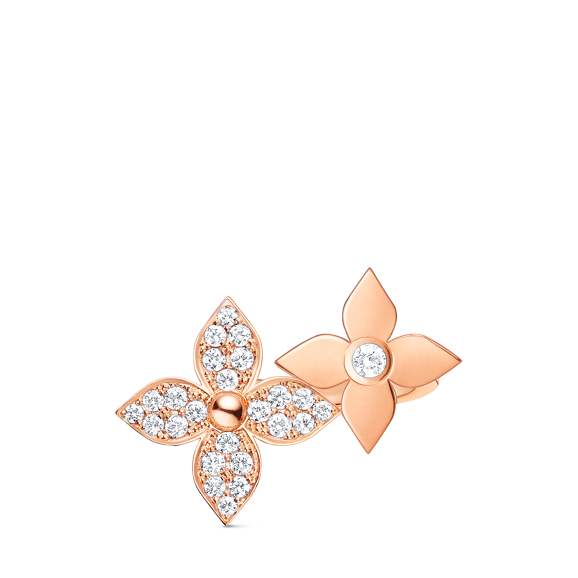 STAR BLOSSOM 18K Gold Diamond Ring - 1